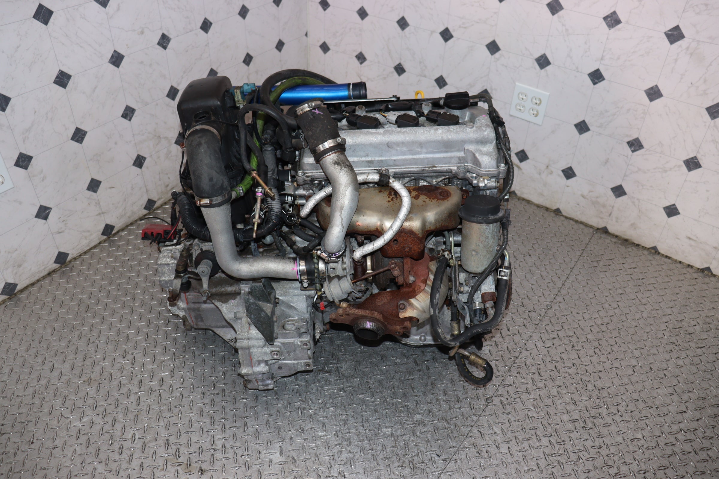 JDM 1NZ FET Turbo Engine & 5MT Vitz RS TRD Yaris 1.5L Performance Upgrade Kit - High-Performance Turbocharger & Manual Transmission for Toyota Yaris, Vitz - Perfect for Racing, Drifting & Street Tuning