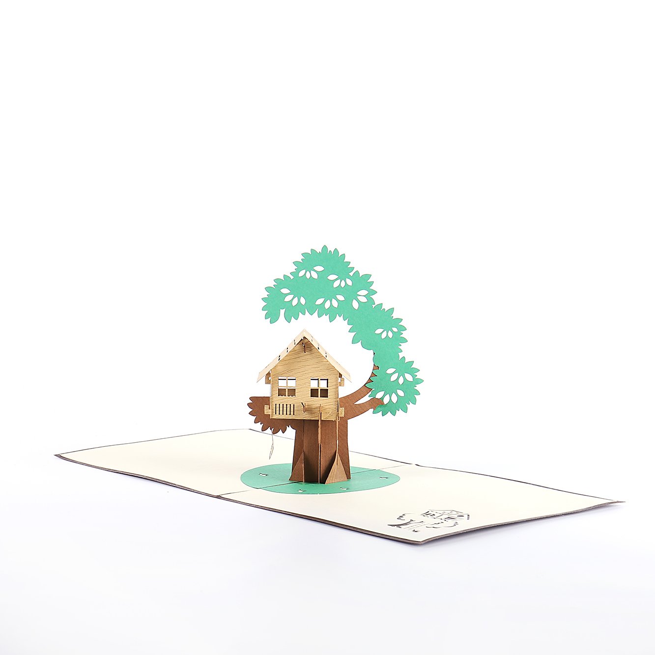 Liif Tree House 3D Pop Up Greeting Card - Handmade Birthday, Father's Day & Congratulations Gift for Kids & Adults | Perfect for Special Occasions & Keepsake Memories