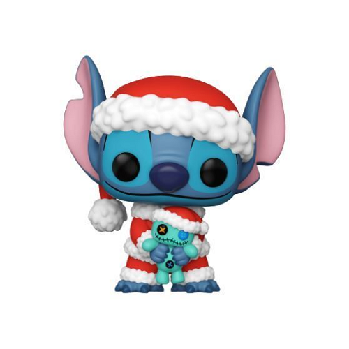 Funko Pop! Disney Santa Stitch #983 Collectible Vinyl Figure – Limited Edition Holiday Gift for Disney Lovers & Anime Fans | Perfect for Christmas Decor, Stocking Stuffers & Pop Culture Collections