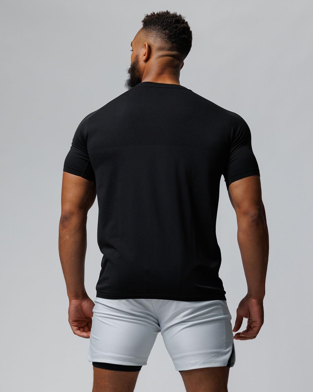 THREE NAILS Seamless T-Shirt for Women - Soft Stretchy Comfort Fit Crew Neck Tee - Perfect for Yoga, Gym, Lounge & Everyday Wear