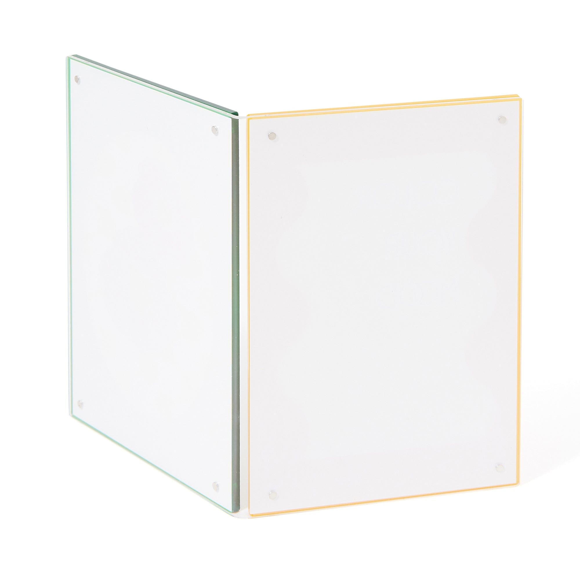 Vibrant Yellow and Green Acrylic Picture Frame - Perfect for Wall Decor, Photo Displays, and Home Office Aesthetics