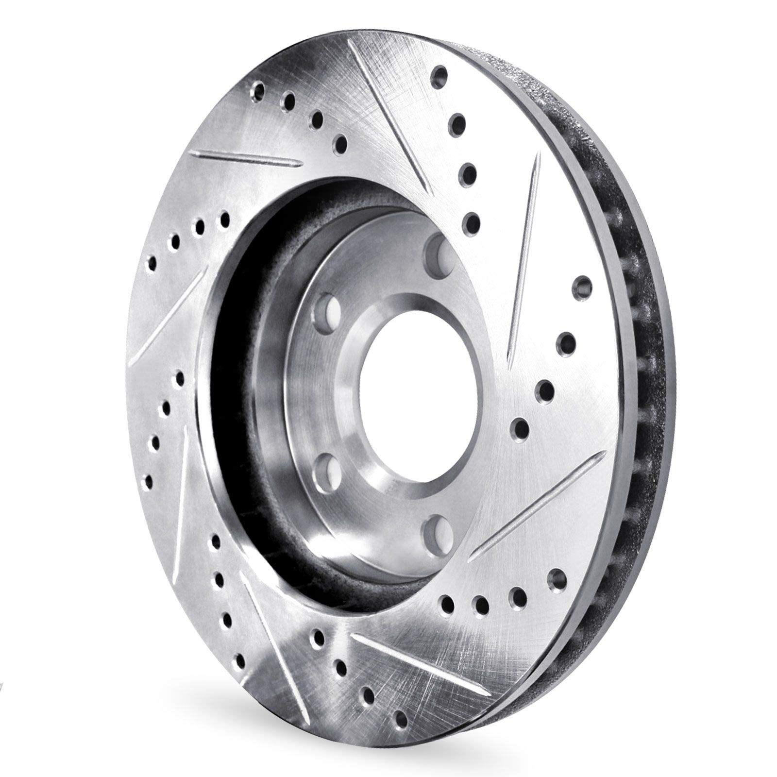 R1 Concepts Premium Front & Rear Brake Kit - Ceramic Brake Pads & Rotors with Hardware (CEC.63048.42) | High-Performance Braking System for Cars, Trucks & SUVs | Ideal for Daily Commuting & Highway Driving