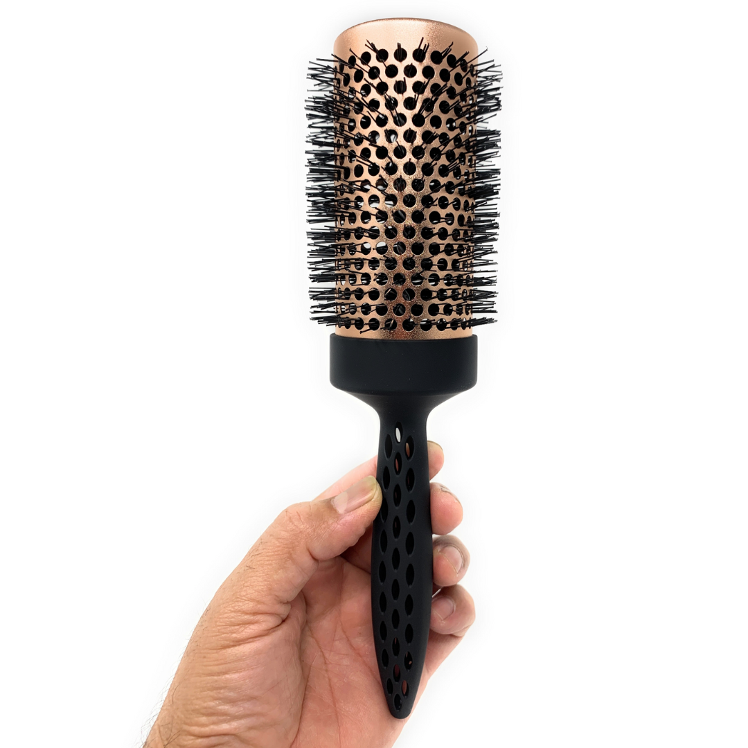 Professional Cricket Copper Binge Tension Thermal Hair Brush with Carbon & Tourmaline Bristles - 1 Count for Smoothing, Styling & Frizz Control - Perfect for Salon, Home Use & Travel