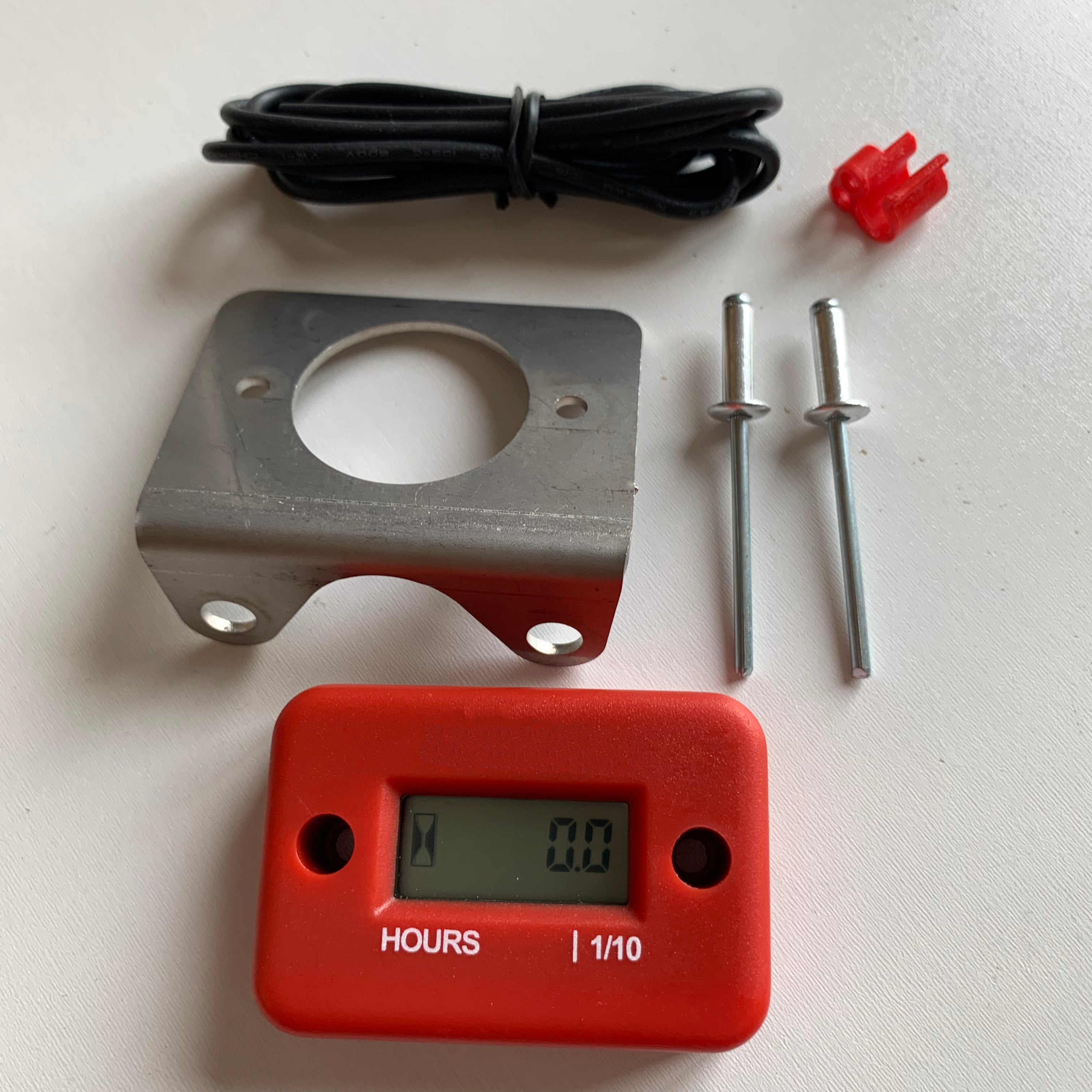 Hour Meter Kit - Digital Engine Hour Counter for Tractors, Boats, and Heavy Equipment - Track Usage & Maintenance Intervals | Perfect for Farming, Marine, and Construction Applications