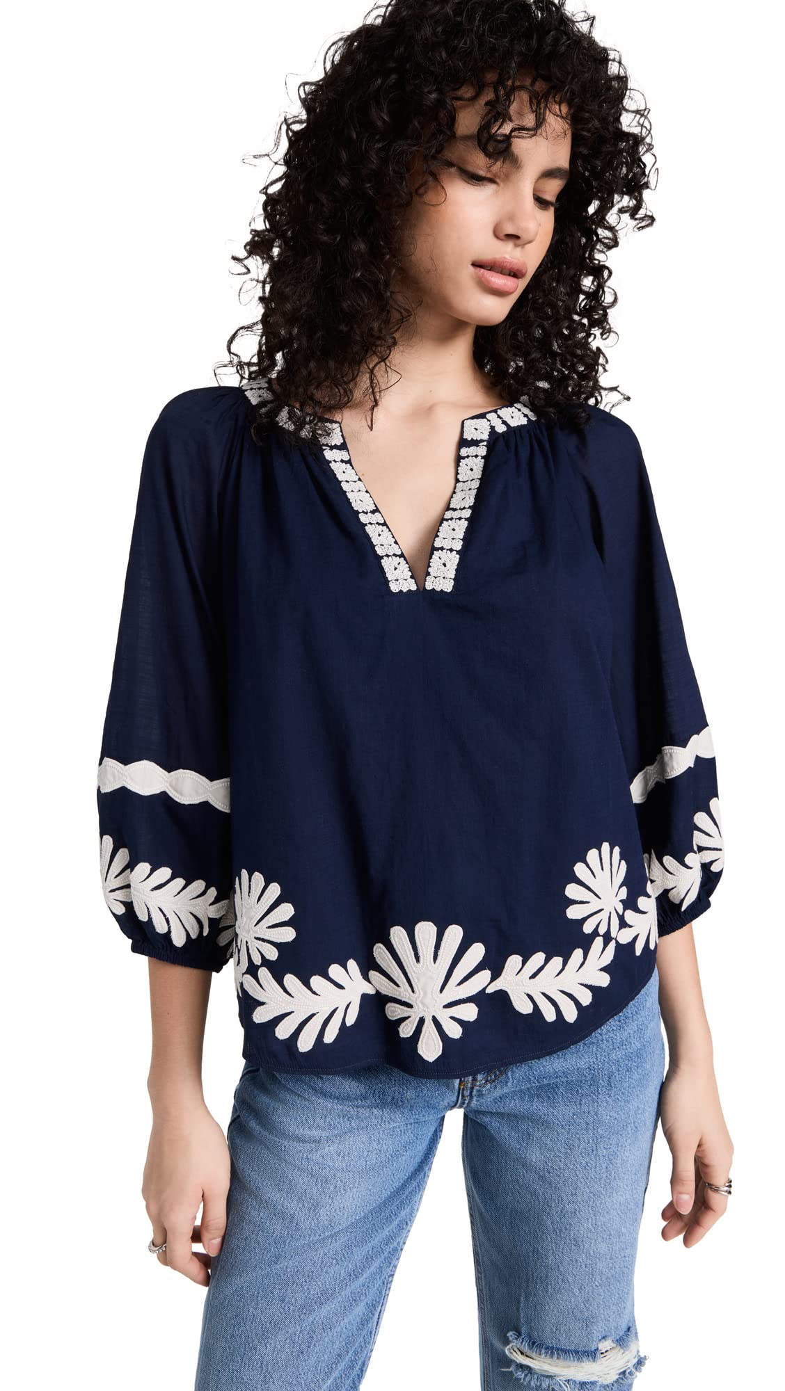 Velvet Women's Amy Blouse - Elegant Long Sleeve Tops for Work & Party | Comfortable & Stylish Office Wear & Evening Outfits