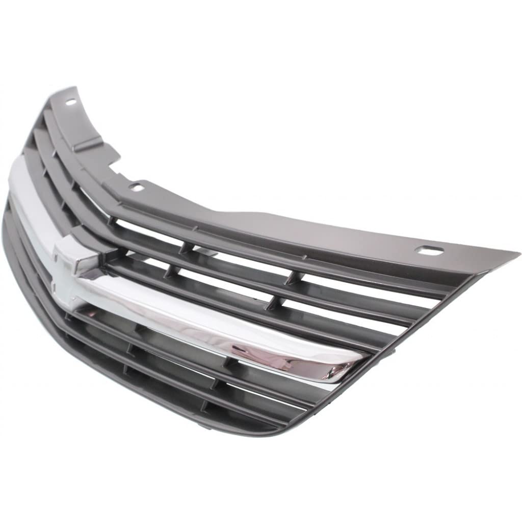 Chevy Impala 2001-2005 Grille Replacement - Dark Gray Chrome for Base/LS Models | Perfect for Car Restoration & Upgrades