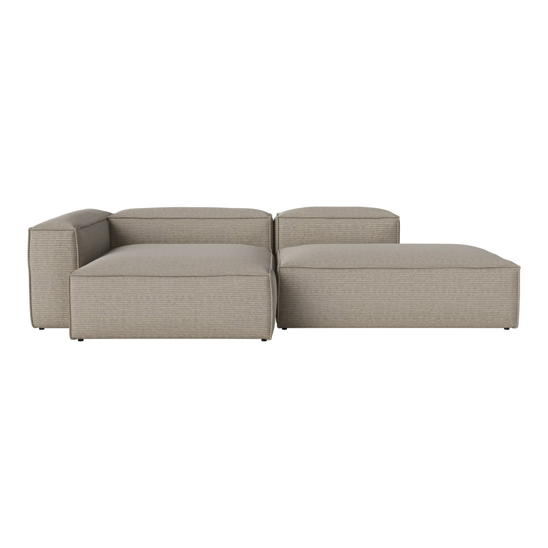 Cosima 2 Seater Sofa with Open End & Chaise - Modern Living Room Furniture for Small Spaces | Perfect for Apartments, Condos and Cozy Home Decor