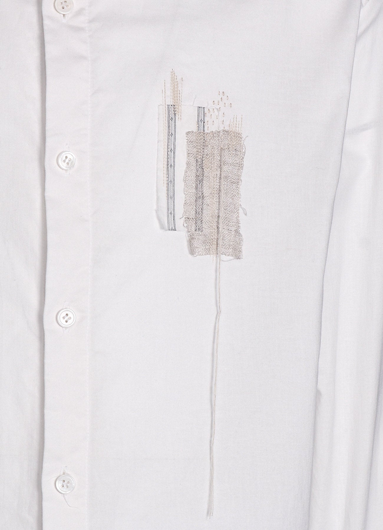 Stylish Cotton Twill Boro Applique Long Sleeve Shirt for Men & Women - Perfect for Casual Outings, Streetwear Fashion, and Layered Outfits