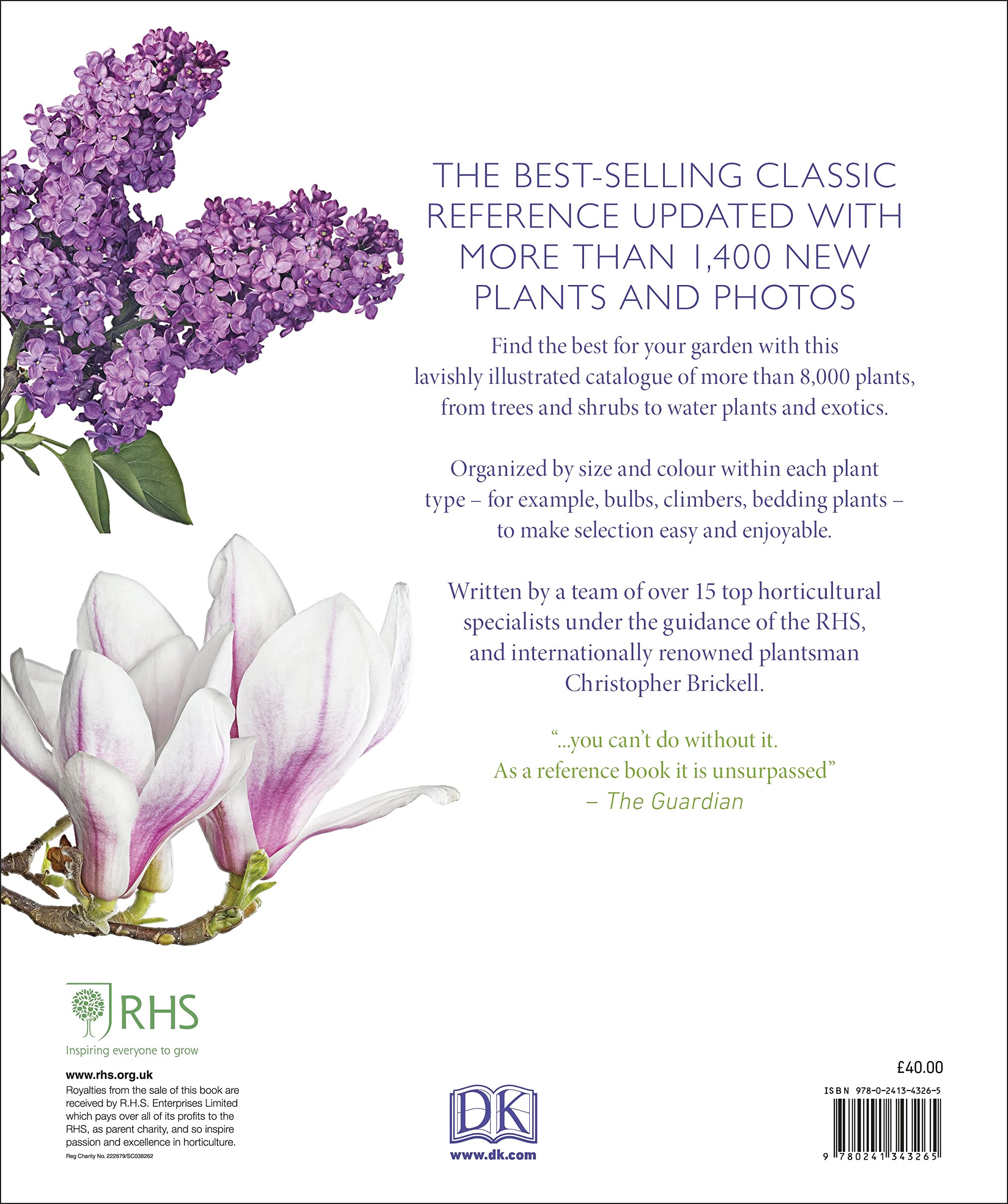 RHS Encyclopedia of Plants and Flowers - Comprehensive Gardening Guide for Home & Garden Landscaping | Perfect for Beginners & Expert Gardeners