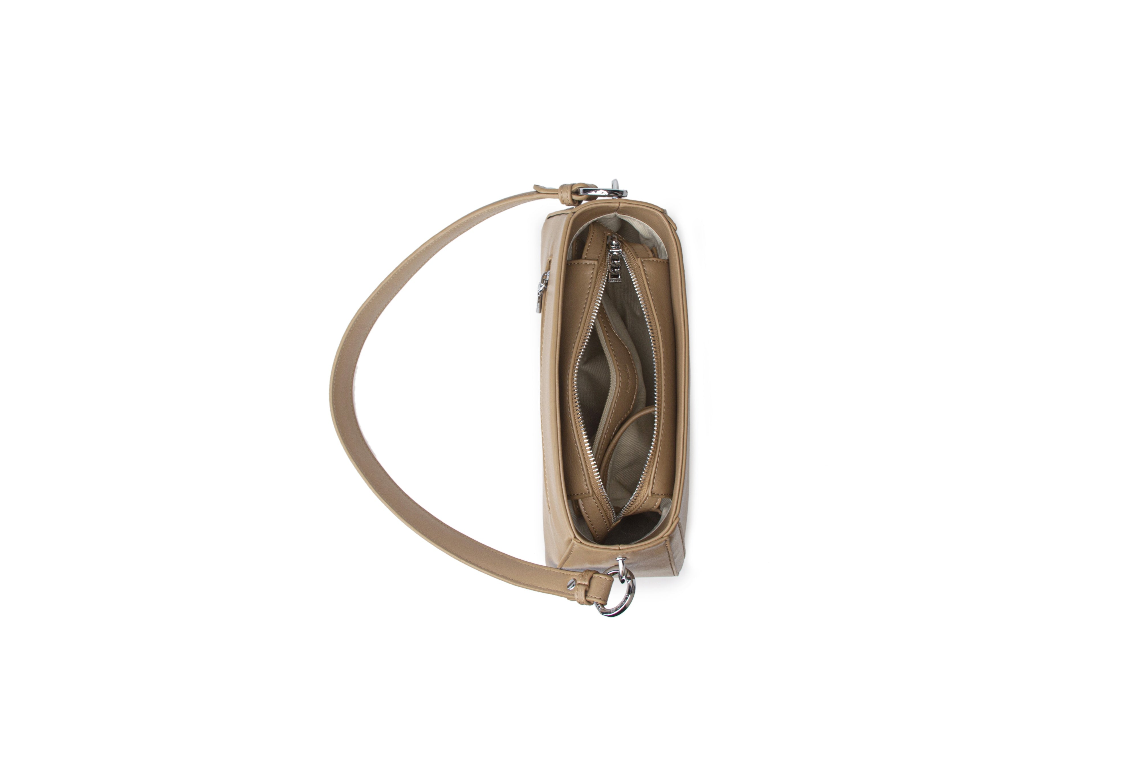 Eleanor Shoulder Bag in Latte - Stylish Crossbody Purse for Women | Perfect for Work, Travel & Everyday Use