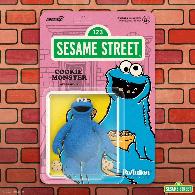 Sesame Street Cookie Monster Action Figure Toy - Collectible 4-Inch Character for Kids & Fans - Perfect for Playtime, Gifts, and Display