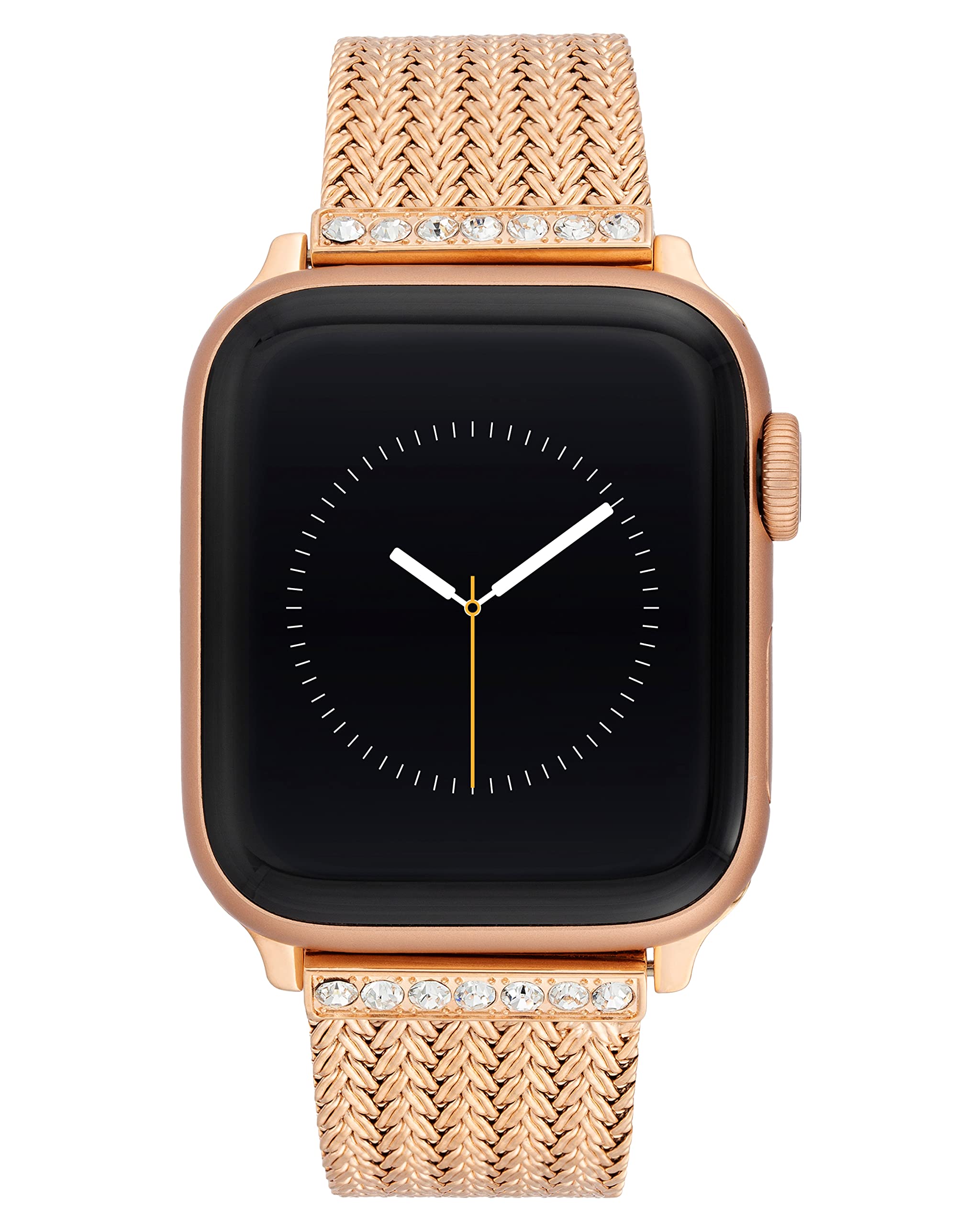 Anne Klein Mesh Fashion Band for Apple Watch - Secure & Adjustable Replacement Strap for Most Wrists | Perfect for Workouts, Office & Everyday Wear