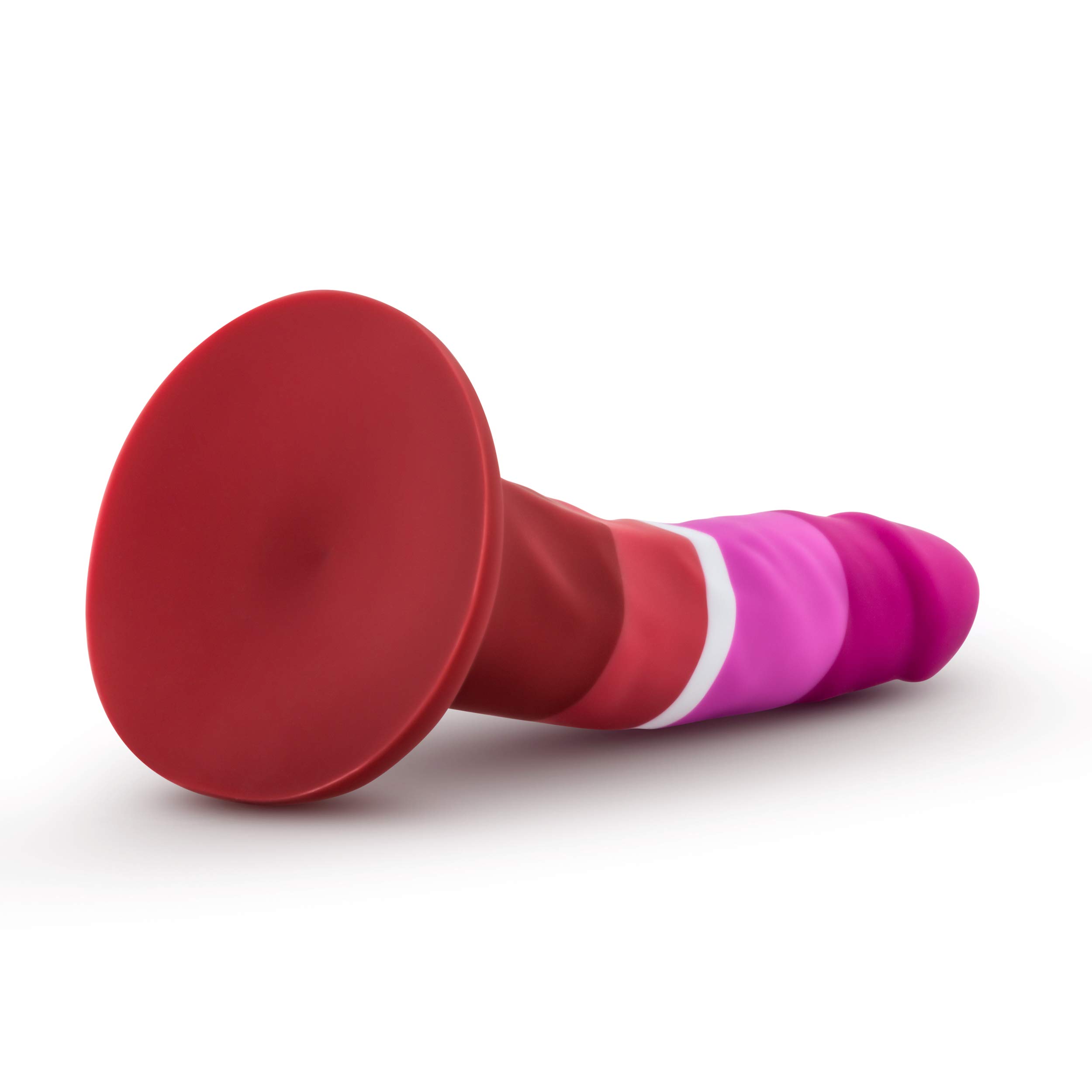 Blush Novelties Avant Pride P3 Platinum Silicone Dildo - 5.5 Inch G-Spot Stimulator with 1.25 Inch Ultrasilk Shaft - Suction Cup & Strap-On Ready - Body-Safe Adult Toy for Women, Men & Couples - Perfect for Pegging, Solo Play & Partnered Intimacy