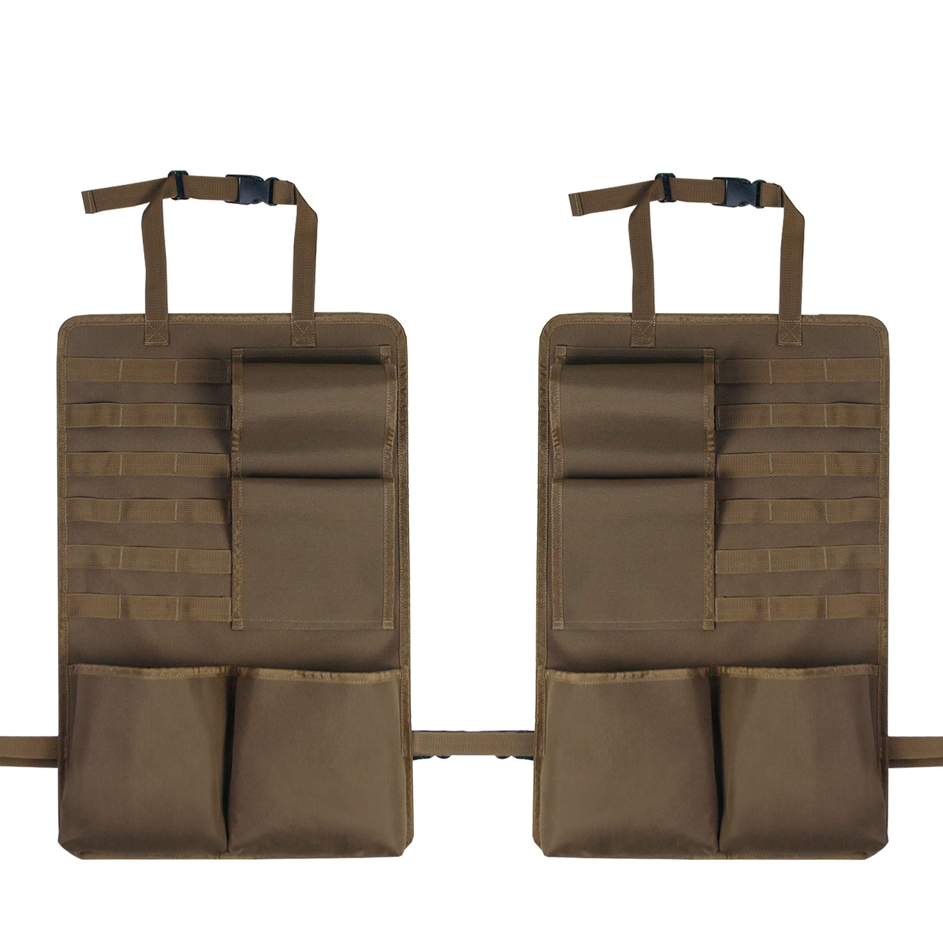 Automatic Seat Back Gun Rack - Secure Rifle & Shotgun Holder with Storage Pockets - Perfect for Truck, SUV, and Vehicle Gun Storage Organization
