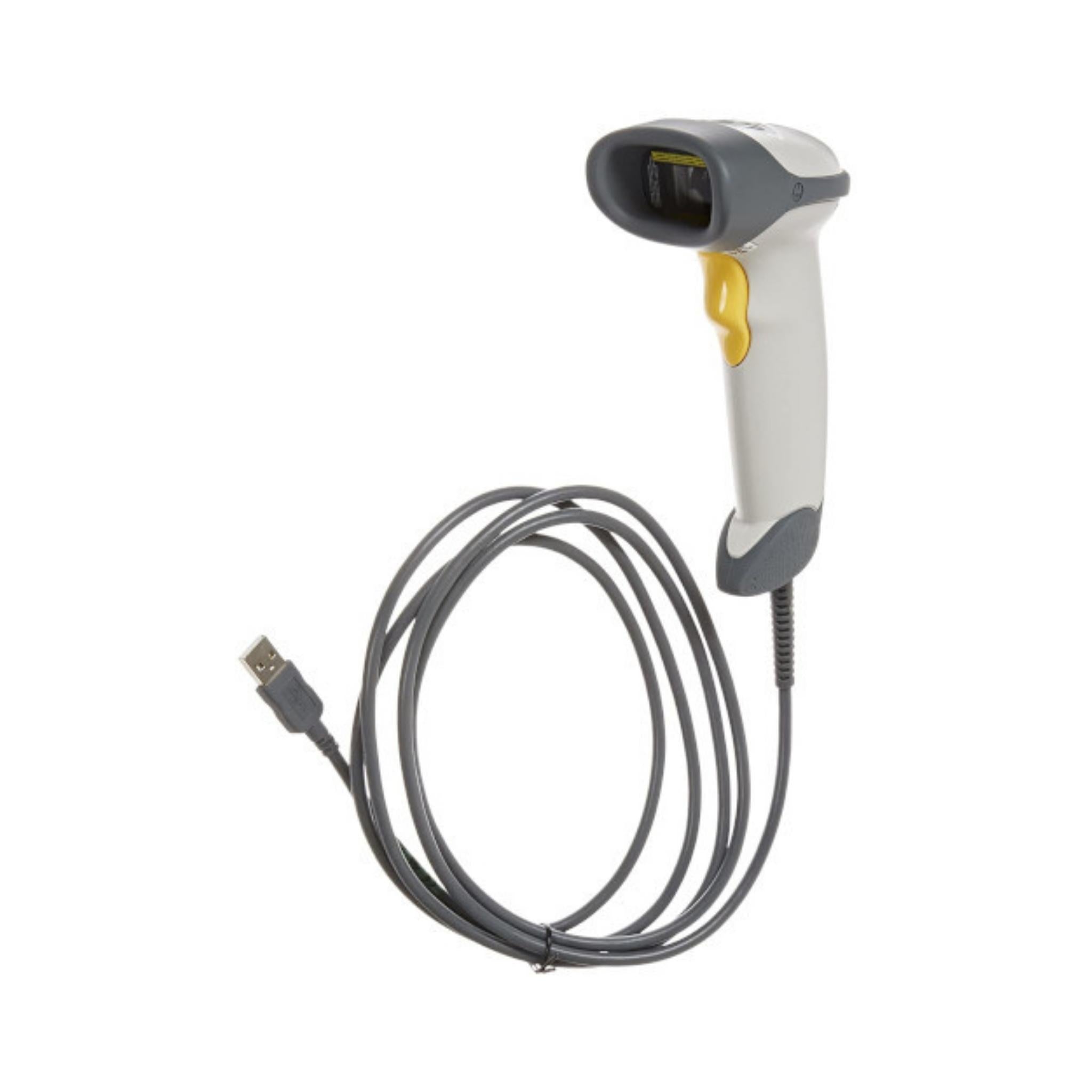 Zebra LS2208 USB Barcode Scanner - Handheld Laser Barcode Reader for Retail, Warehouse & Inventory Management | Fast Scanning with Durable Design
