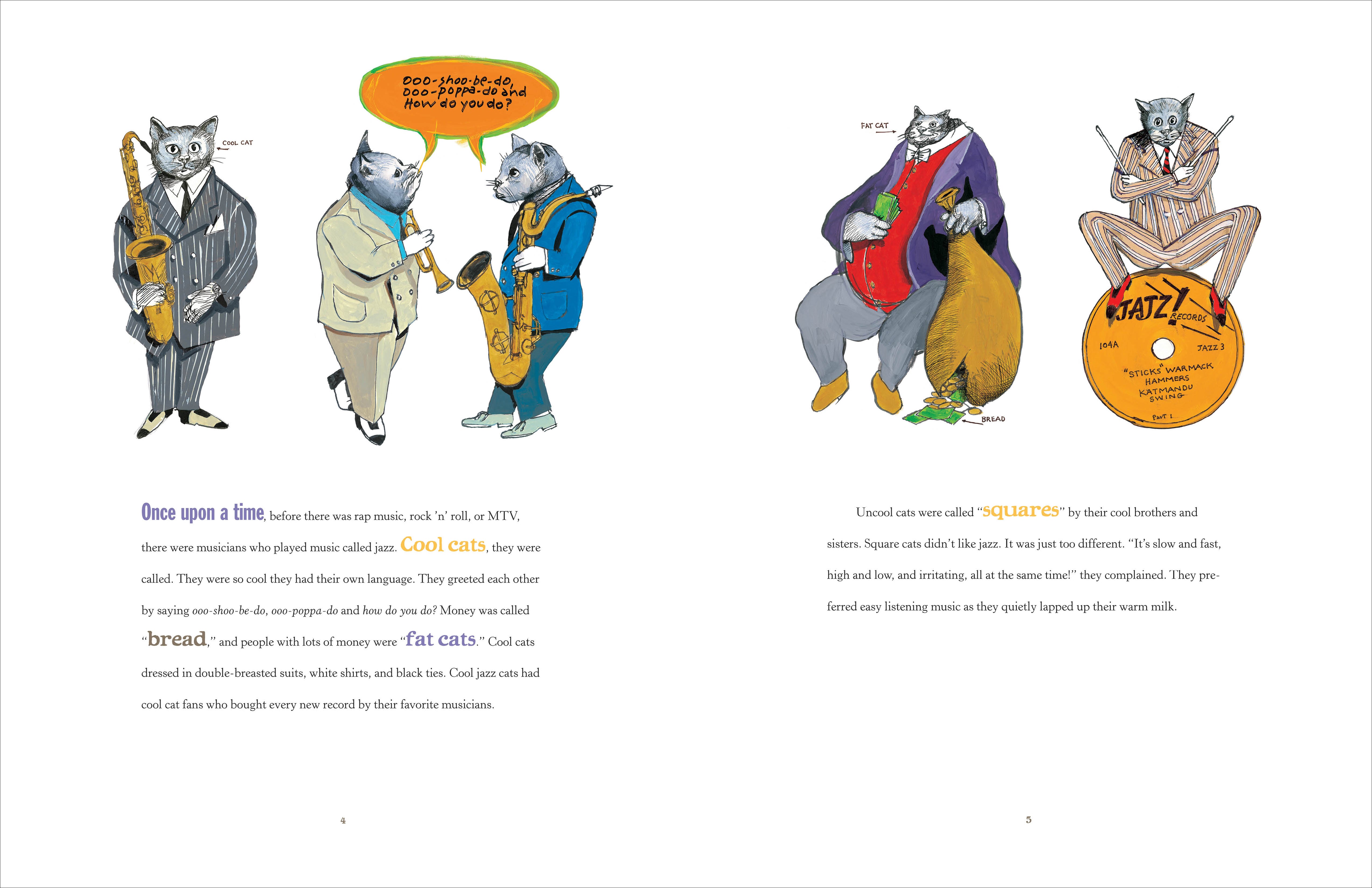 The Cat Who Invented Bebop - Jazz History Book for Music Lovers | Perfect for Jazz Enthusiasts, Music Students & Gift Ideas