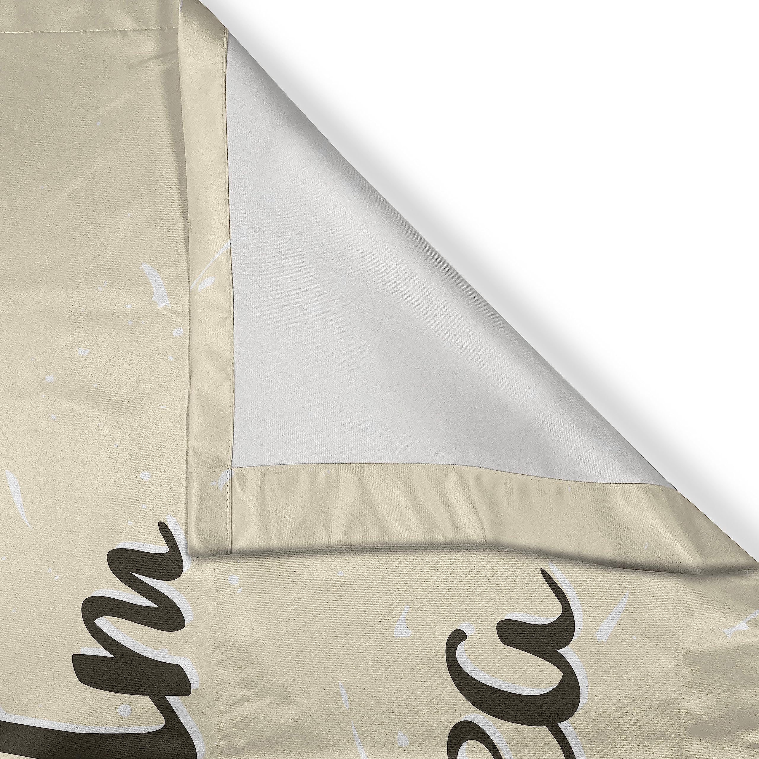 Ambesonne Keep Calm Long Kitchen Curtains - Drink Tea Lettering with Heart on Teapot Design, 2 Panel Rod Pocket Drapes for Windows, 55 x 45 Inches, Dark Olive Green & Pale Earth Yellow - Perfect for Tea Lovers' Kitchen Decor, Farmhouse Style Dining Room & Cozy Breakfast Nook