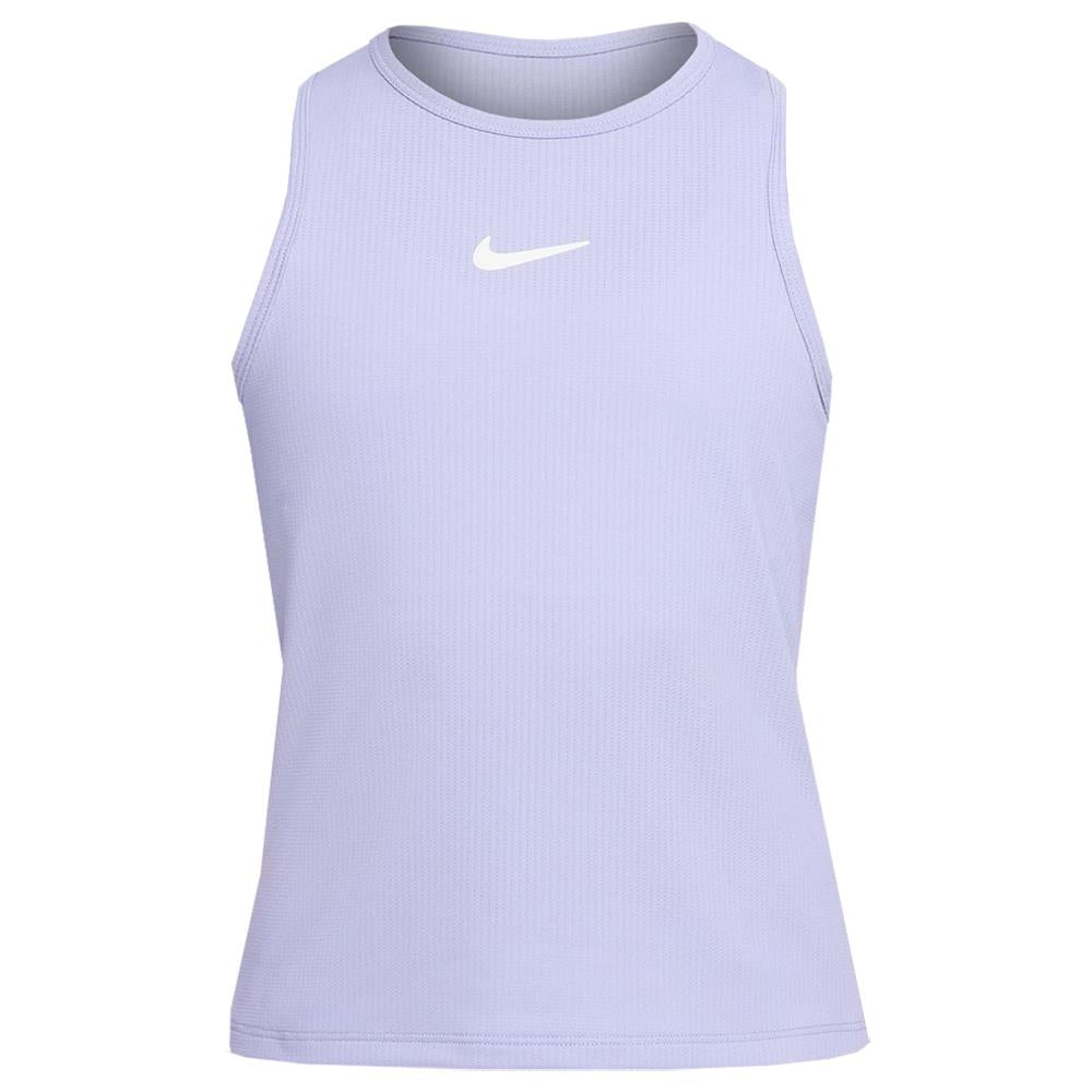 Nike Girls Victory Tank Top - Light Thistle Color | Soft Breathable Athletic Shirt for Running, Yoga & Gym Workouts