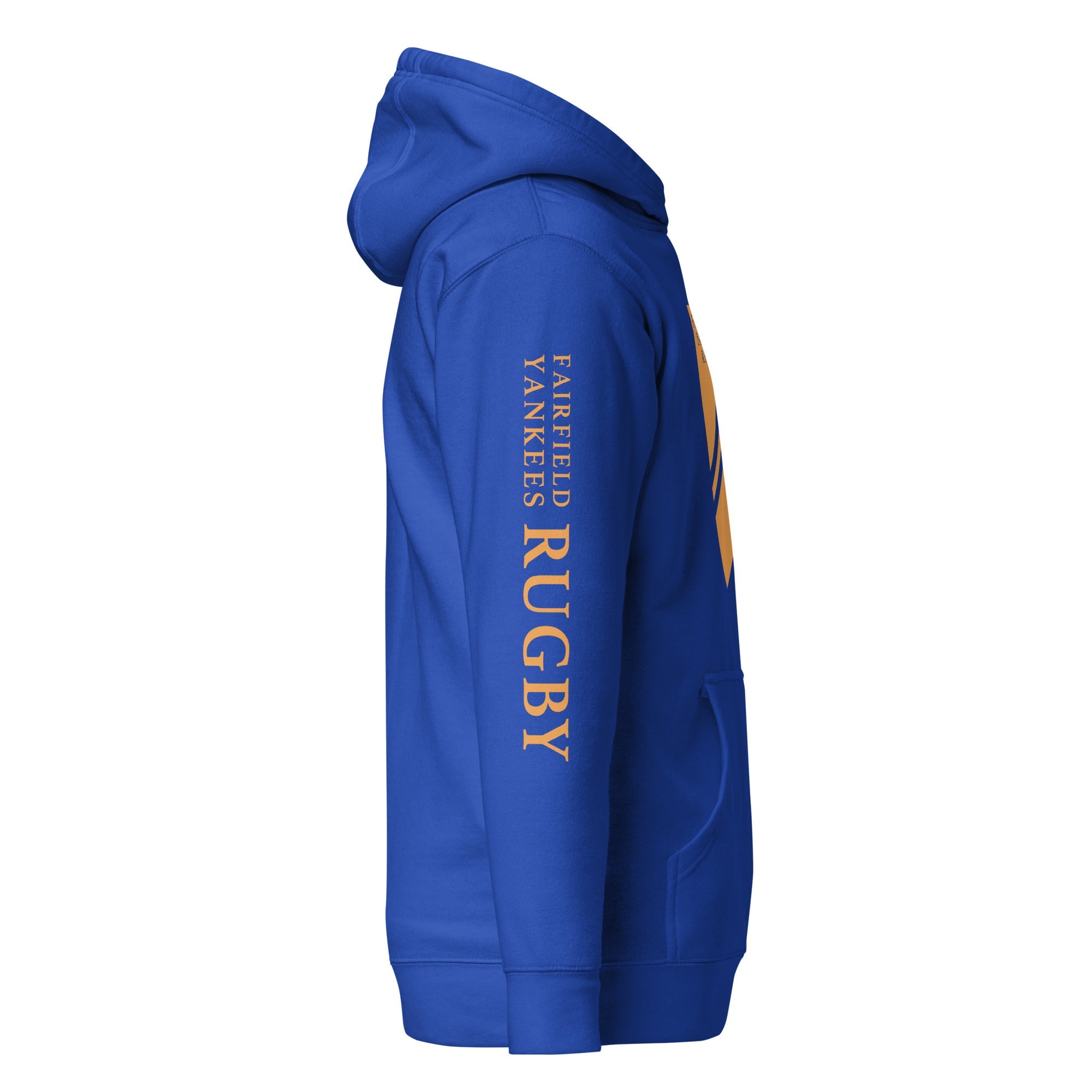 Fairfield Yankees RFC Retro Hoodie - Vintage Rugby Pullover for Men & Women - Cozy Fleece Sweatshirt - Perfect for Game Day, Casual Wear & Cold Weather