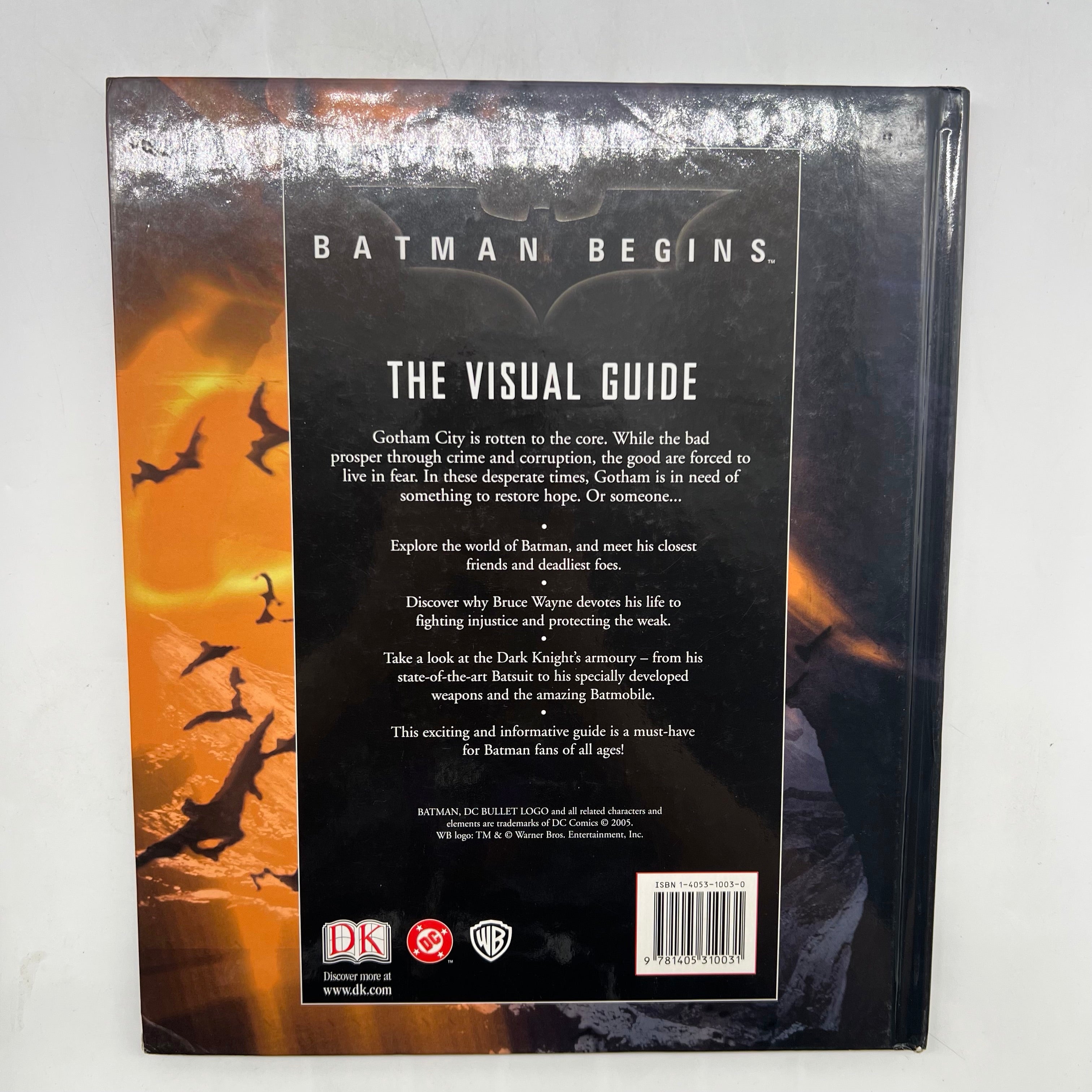 Batman Begins The Visual Guide Paperback Book - DC Comics Art & Story Collection - Perfect for Fans, Collectors & Movie Lovers