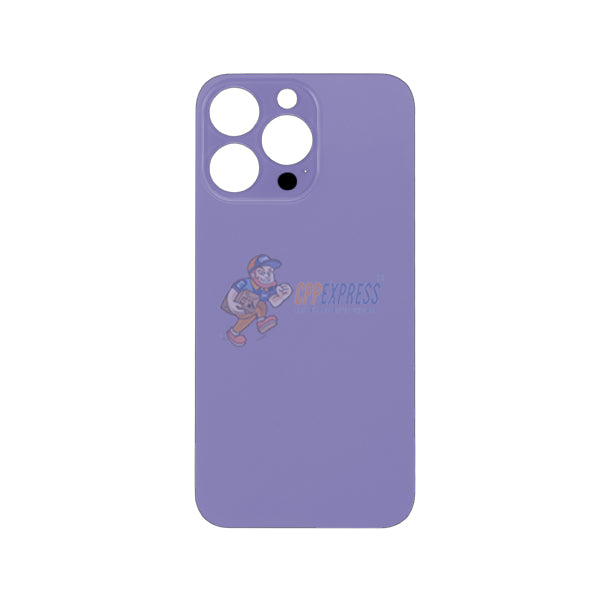 Premium iPhone 14 Pro Battery Back Cover - Shatterproof Glass Back Door Replacement - Perfect Fit Purple Case - Ideal for Daily Protection & Style Enhancement