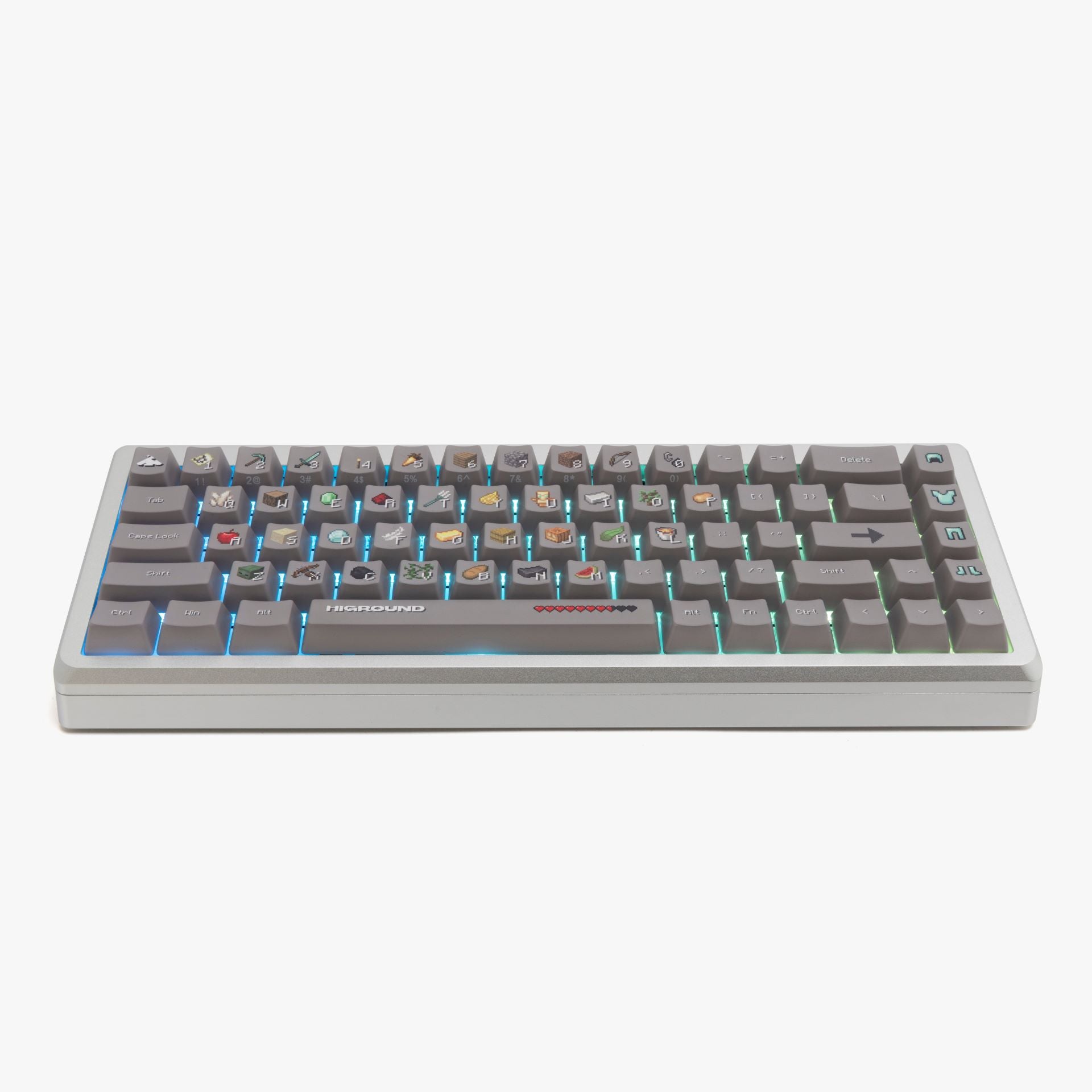 HG x Minecraft Summit 65 Mechanical Gaming Keyboard - Wireless RGB Backlit, Compact 65% Layout for PC/Mac - Perfect for Gaming, Coding & Office Work