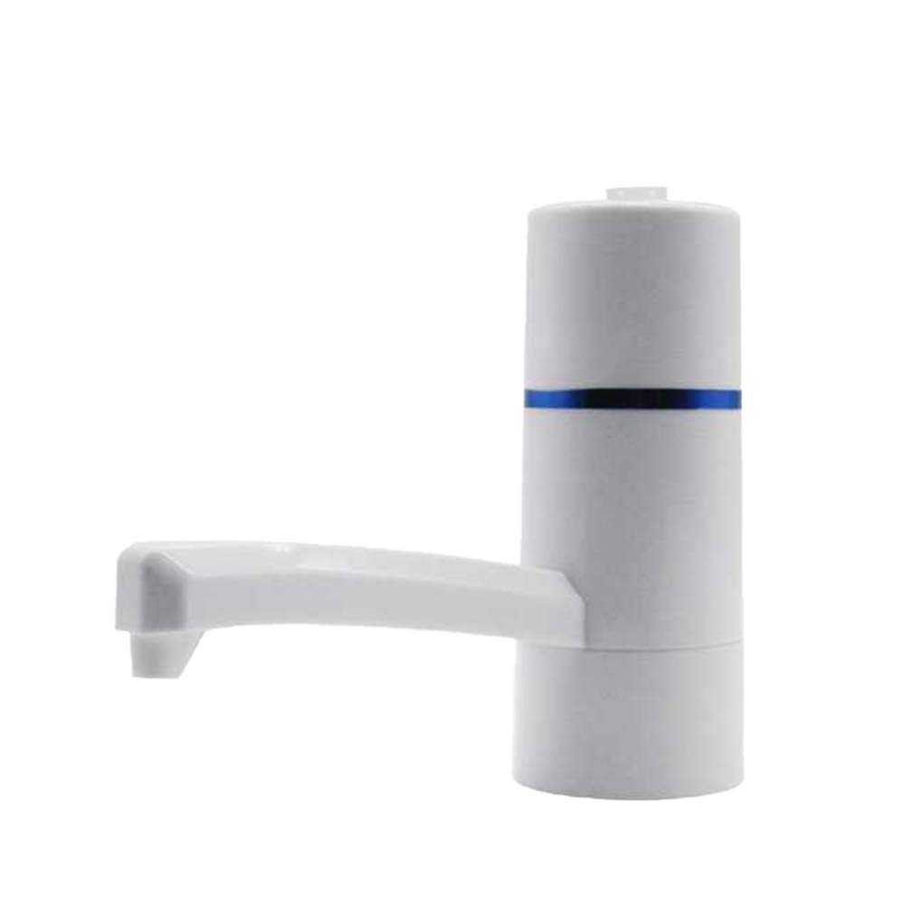 BESPORTBLE 5 Gallon Water Bottle Pump - USB Rechargeable Automatic Drinking Water Dispenser with Switch - Portable Electric Water Pump for Universal Bottles (White) - Perfect for Home, Office, Gym, and Outdoor Activities