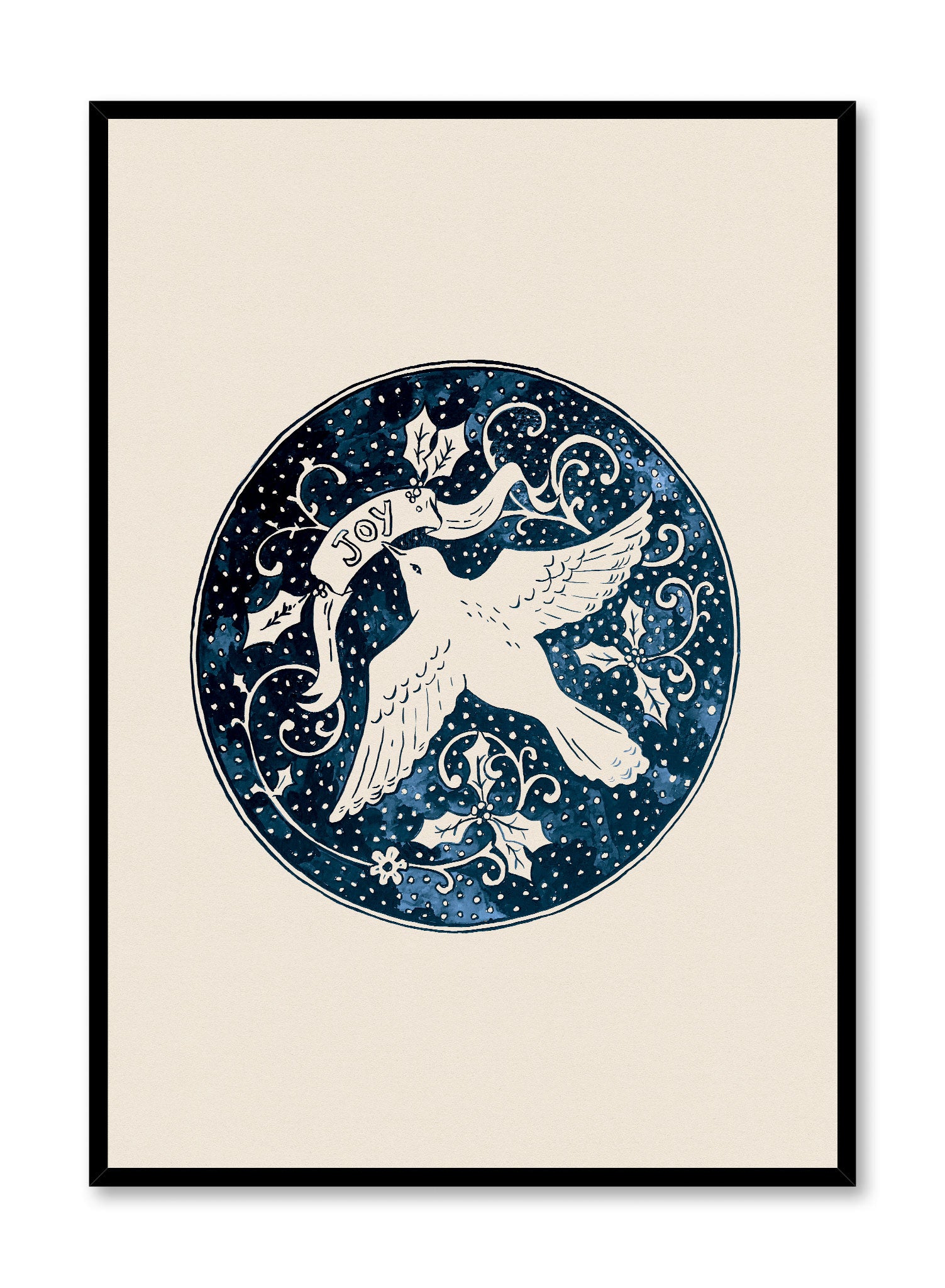 Peace and Joy Inspirational Wall Art Poster - Motivational Home & Office Decor for Positive Vibes - Perfect for Living Room, Bedroom, or Workspace