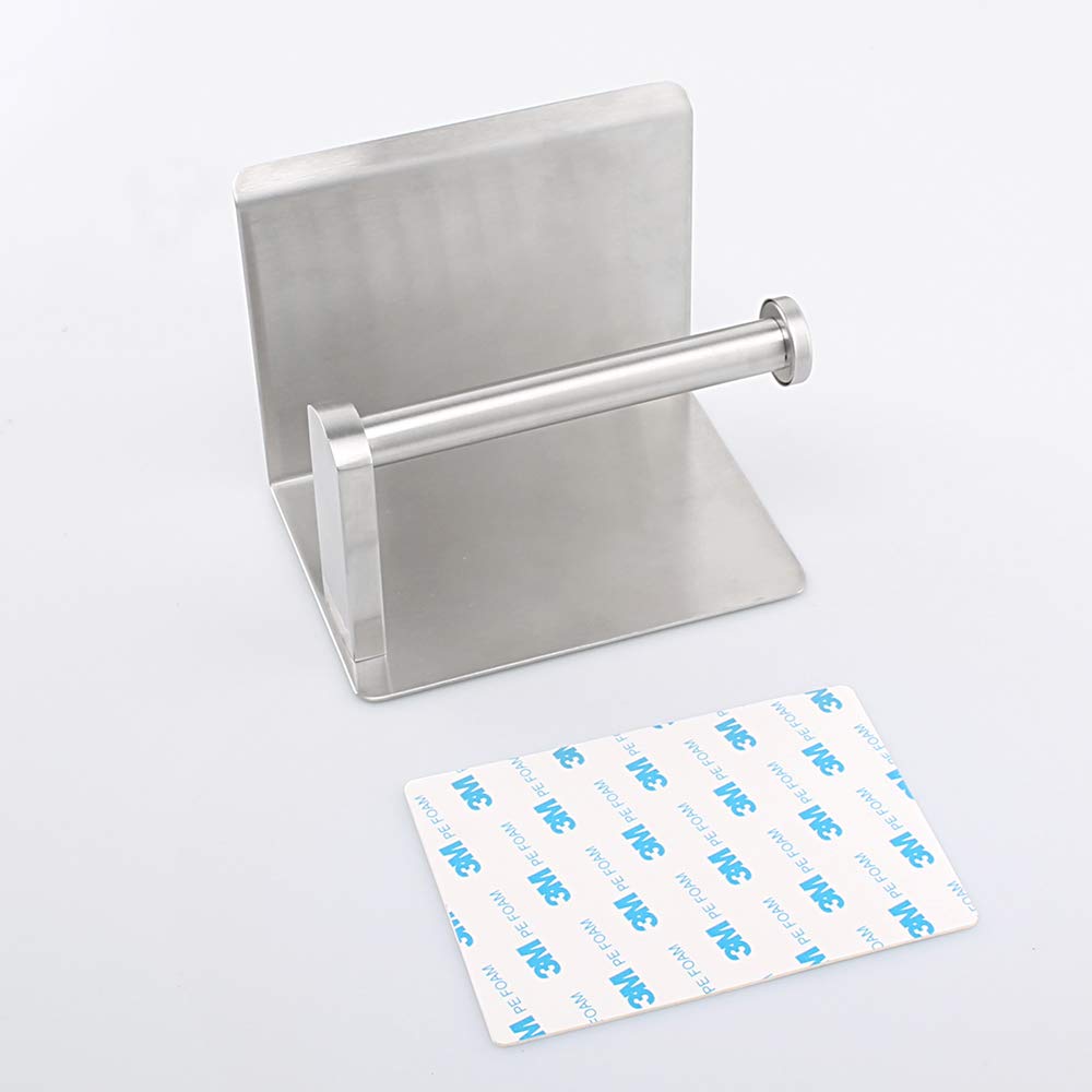 Self-Adhesive Toilet Paper Holder with Phone Shelf & Storage - Removable Bathroom Organizer for Phones & Rolls - Perfect for Small Spaces, Apartments, and RVs
