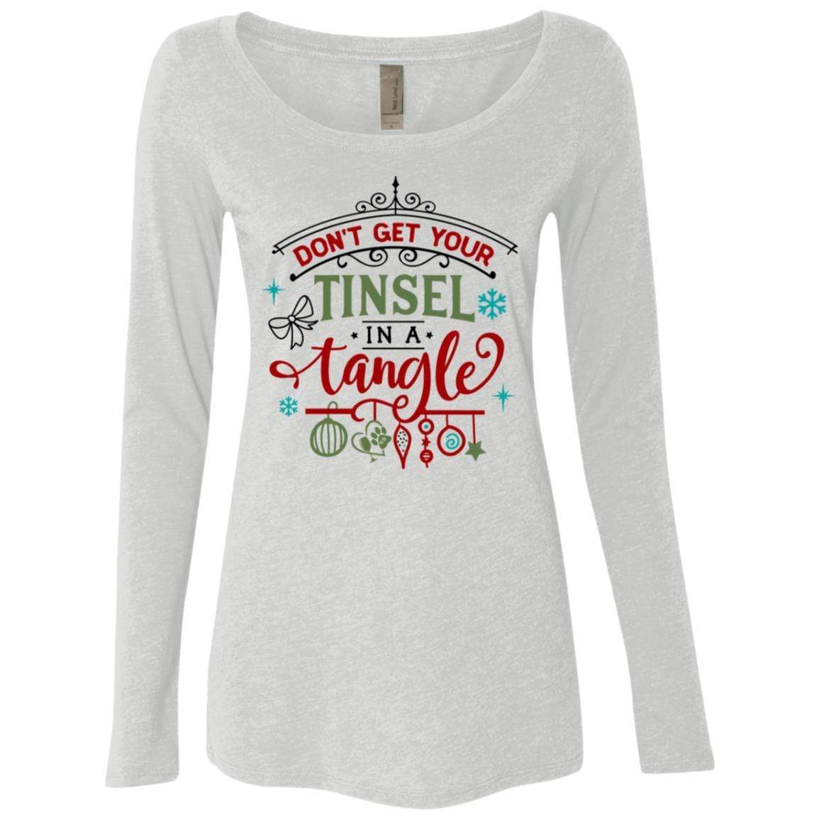 WineyBitches.Co Women's Long Sleeve Scoop Neck Tri-Blend T-Shirt - Soft & Comfortable for Casual Wear, Lounge, and Everyday Outfits