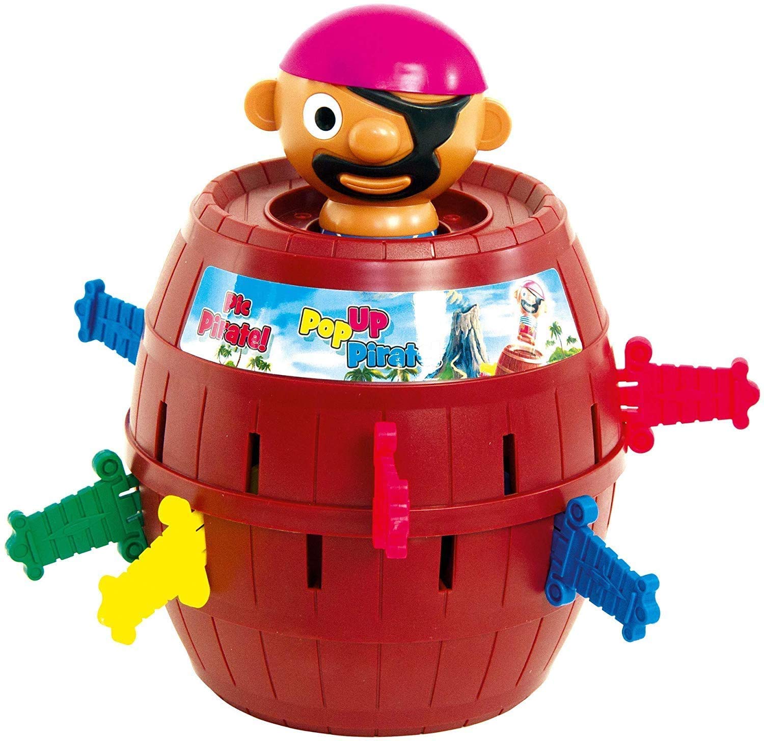 TOMY Pop Up Pirate Game - Fun Family Board Game for Kids & Adults | Exciting Pirate-Themed Action for Game Nights, Parties & Indoor Activities