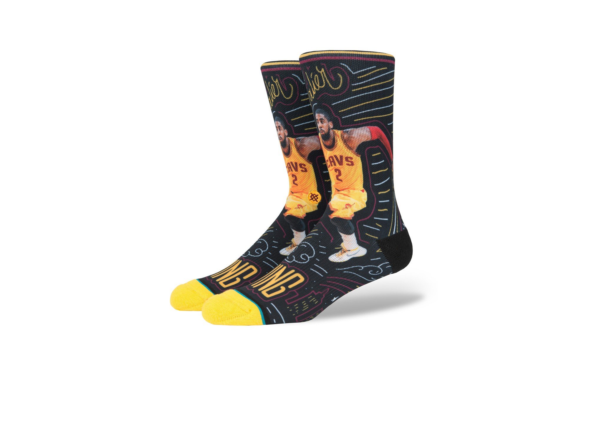 Stance Men's Irving Sketchbook Socks - Comfortable & Stylish Athletic Socks for Running, Basketball & Casual Wear - Perfect for Sports, Gym & Everyday Use