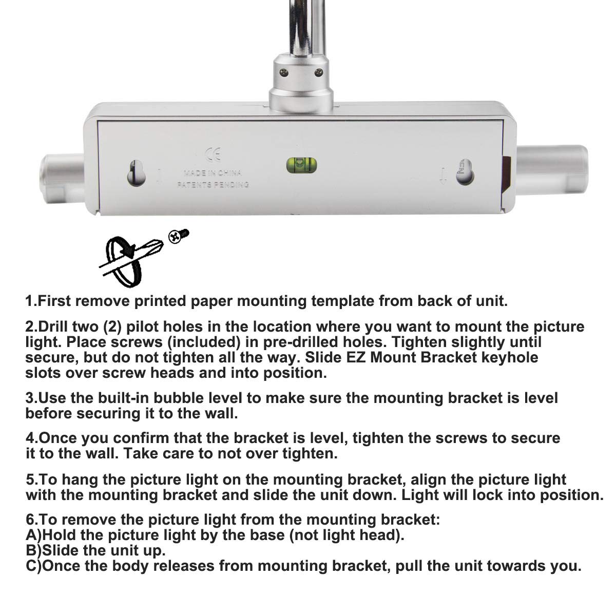BIGLIGHT Battery Operated LED Picture Light with Timer & Dimmer - Rotatable Light Heads, 3 Lighting Modes, Remote Control - 8.8