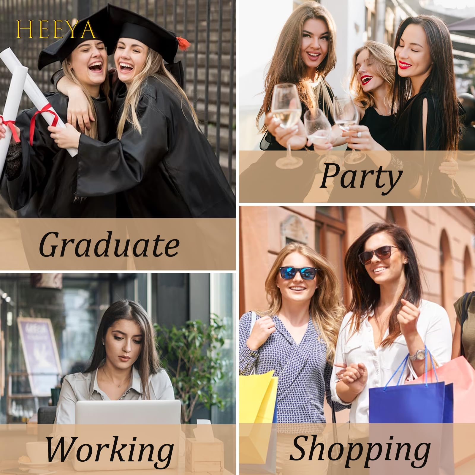HEEYA Sterling Silver Plated Hoop Earrings for Women & Girls - Lightweight Twisted Hoop Earrings with Cubic Zirconia | Hypoallergenic Silver/Gold/Rose Gold Jewelry Gift | Perfect for Everyday Wear, Parties & Special Occasions
