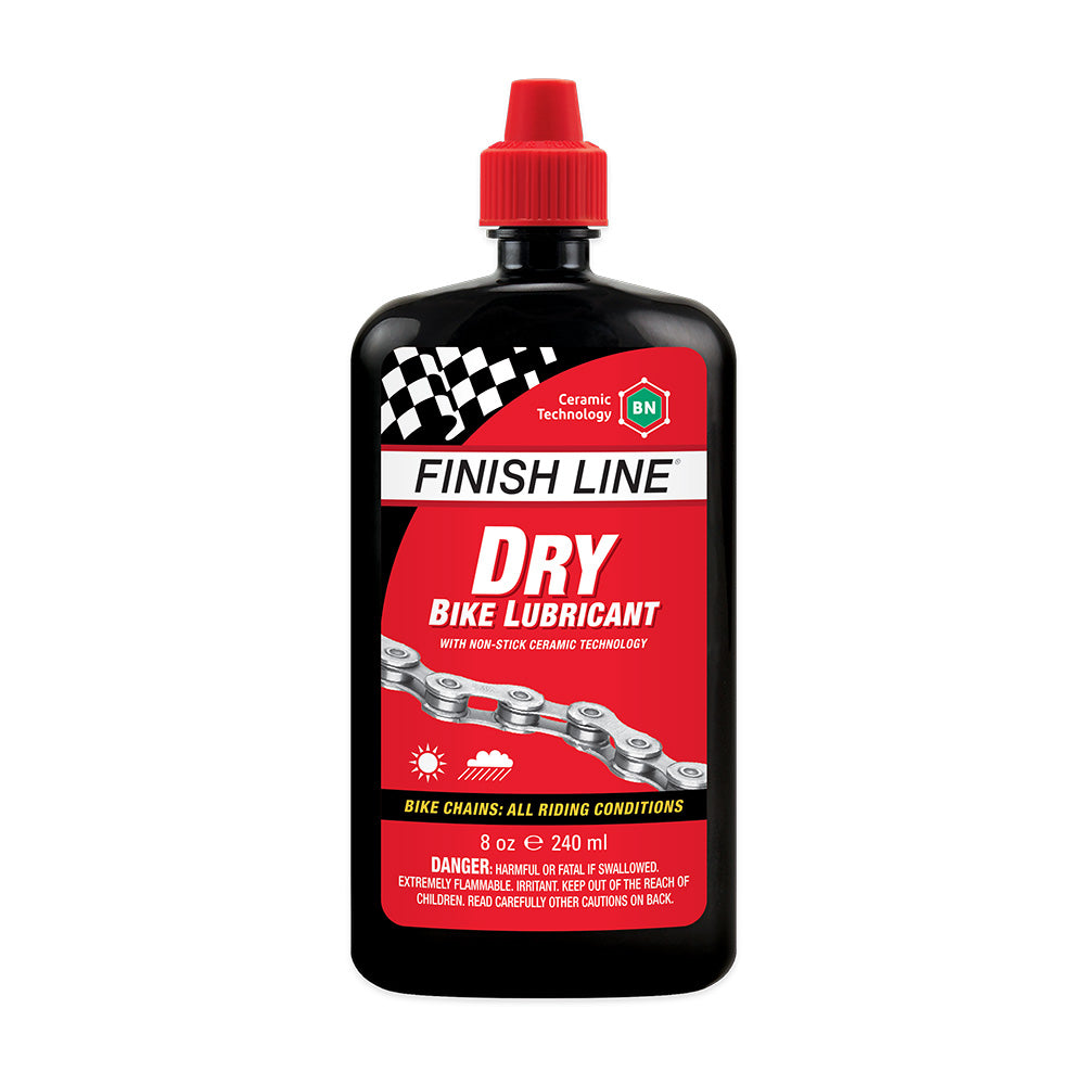 Finishline Dry Lube Bike Chain Lubricant - Premium Bicycle Chain Oil for Smooth, Quiet & Clean Cycling - Ideal for Road Bikes, Mountain Bikes & Commuter Bikes in All Weather Conditions