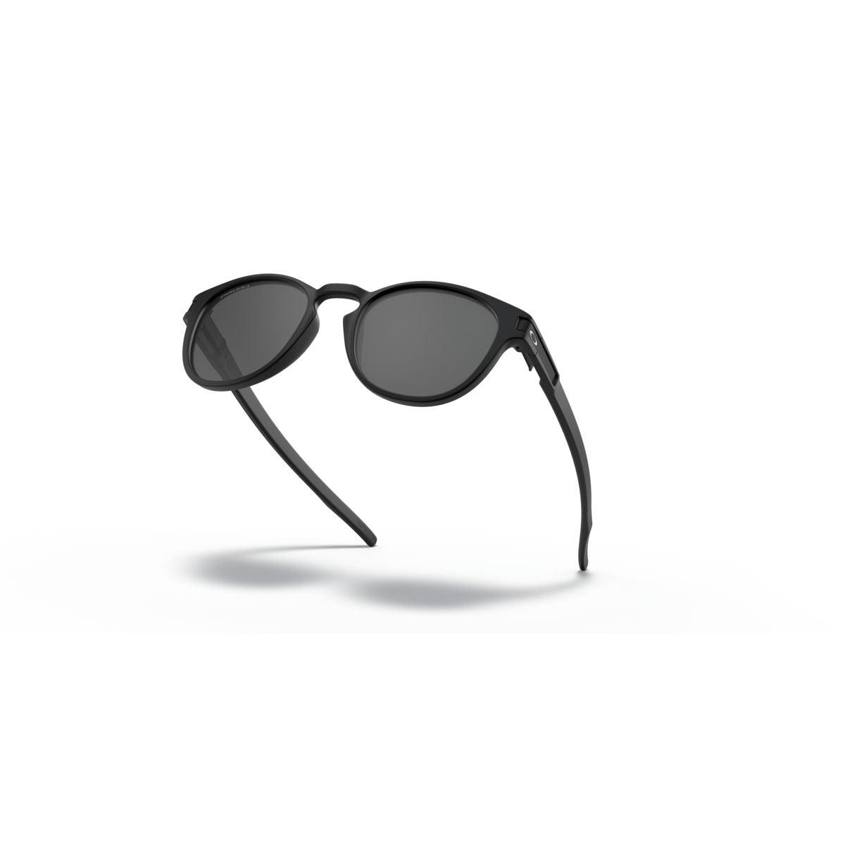Oakley Latch Sunglasses Matte Black with Prizm Black Lenses - Low Bridge Fit for Asian Faces (Model 0OO9349 934911) | Perfect for Driving, Running & Outdoor Sports