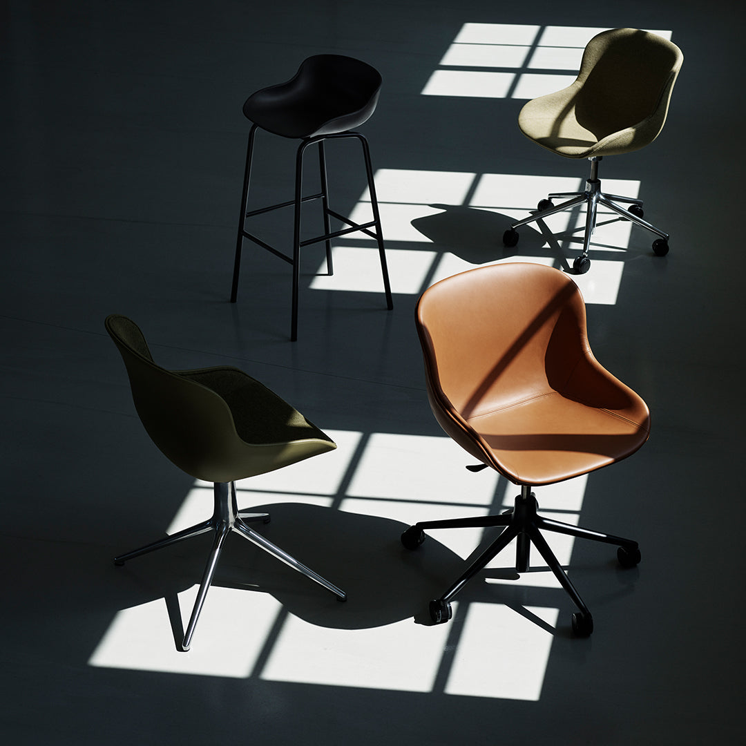 Modern Bar Stools for Kitchen Island & Counter - Adjustable Height Swivel Stools with Back Support - Perfect for Home Bar, Breakfast Nook & Dining Area