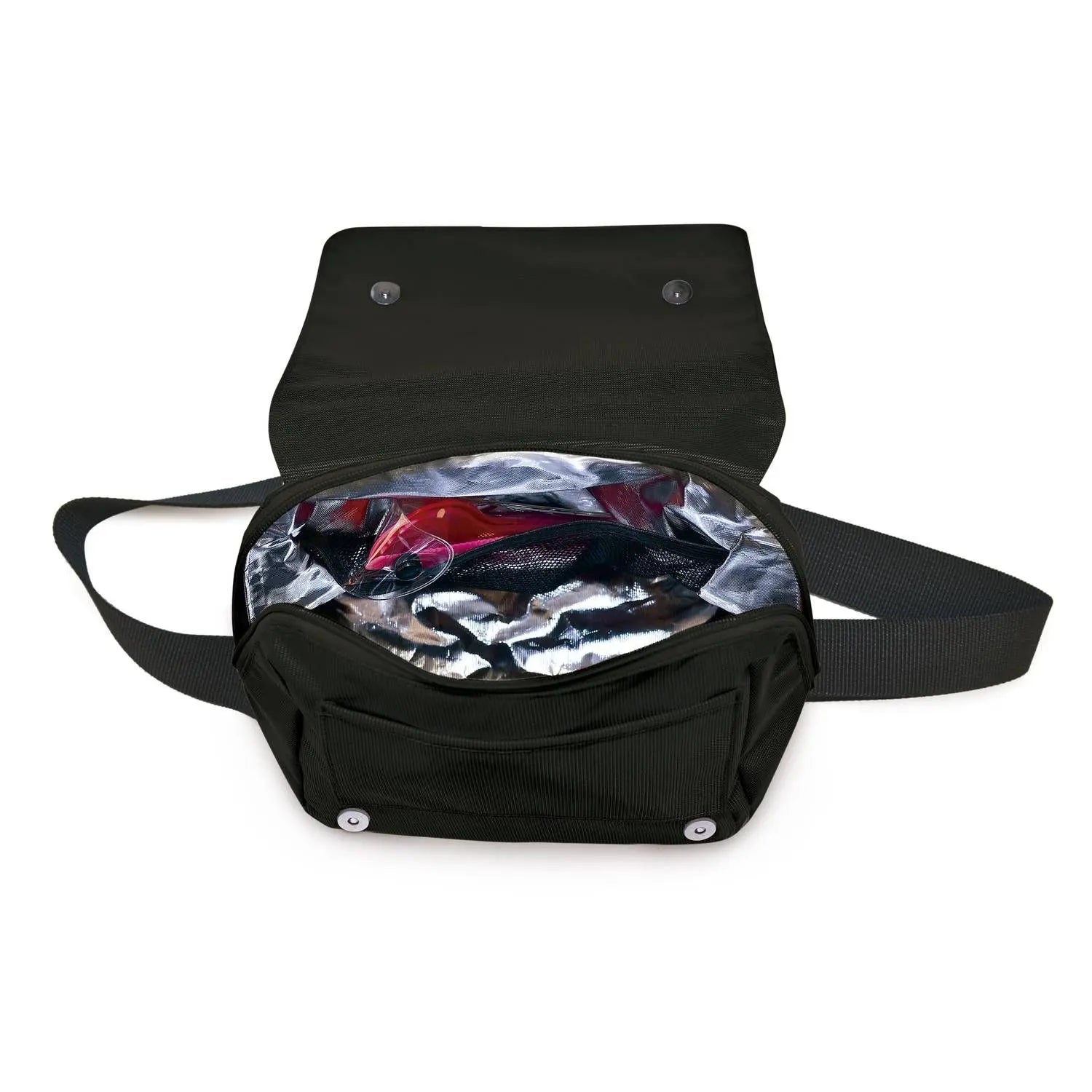 Smart Insulated Lunch Bag - Black | Leak-Proof & Reusable for Work, School & Picnics | BPA-Free & Eco-Friendly Cooler Lunch Tote