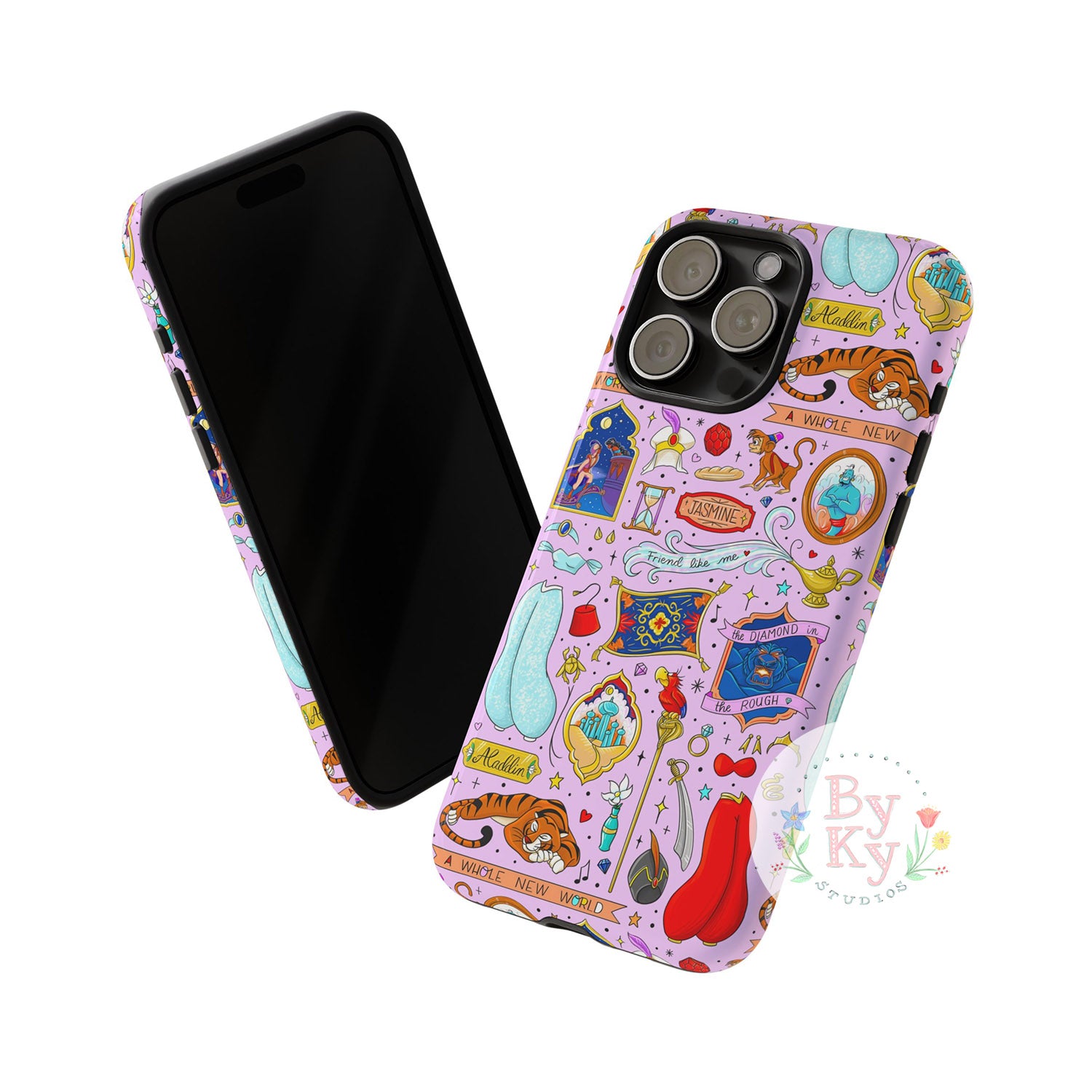 Jasmine Princess Shockproof & Durable Phone Cases for iPhone & Samsung - Stylish Protection for Everyday Use, Travel & Outdoor Activities