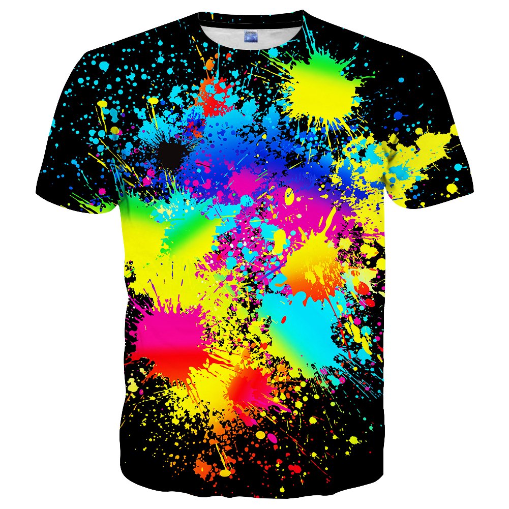 LAIDIPAS Unisex 3D Graphic T-Shirts for Men & Women - Casual Short Sleeve Cotton Tees - Perfect for Streetwear, Daily Outfits & Summer Fashion
