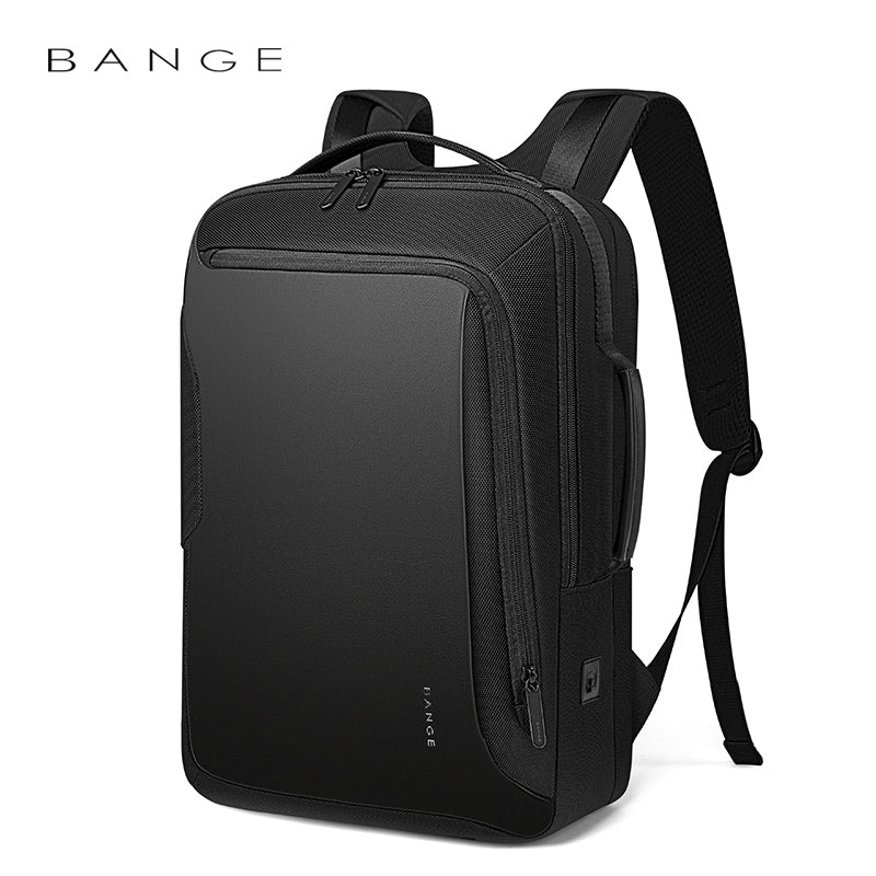 BANGE Waterproof Business Backpack for Men & Women - 17 Inch Laptop Backpack with USB Charging Port, Anti-Theft Travel Backpack for Office, Commuting, School and Outdoor Activities