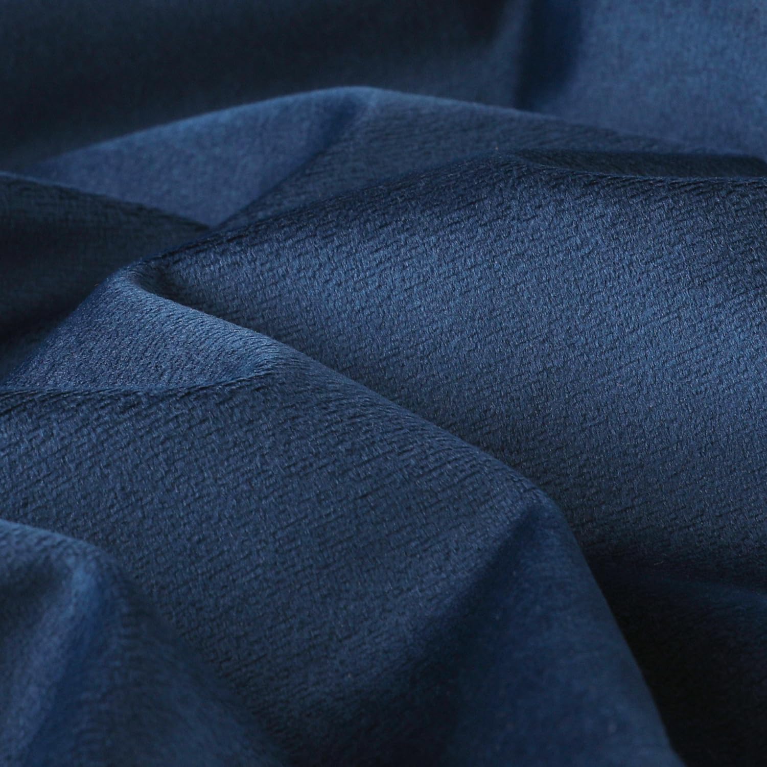 Mixhug Set of 2 Soft Velvet Square Decorative Throw Pillow Covers 18x18 Inches - Navy Blue for Sofa, Couch, Bed & Home Decor - Perfect for Living Room, Bedroom & Dorm Room Decorating