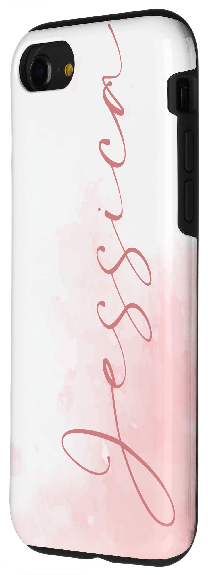 Custom iPhone SE (2020)/7/8 Case - Jessica Pink Personalized Phone Cover for Women | Trendy Protective Case for Daily Use, Work & Travel