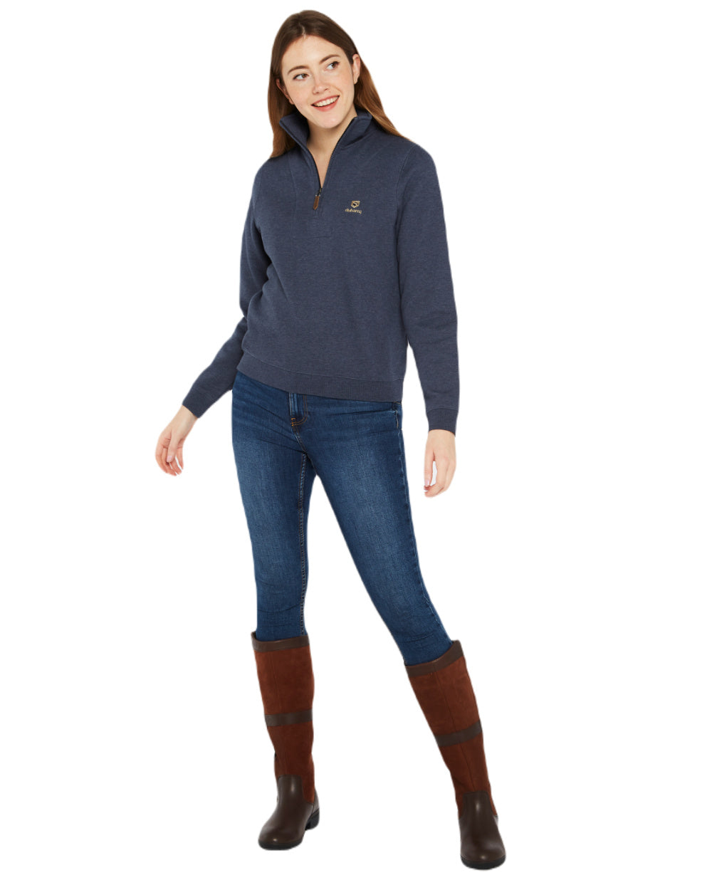 Dubarry Women's Castlemartyr Quarter Zip Sweatshirt - Soft Fleece Pullover for Outdoor Activities & Casual Wear