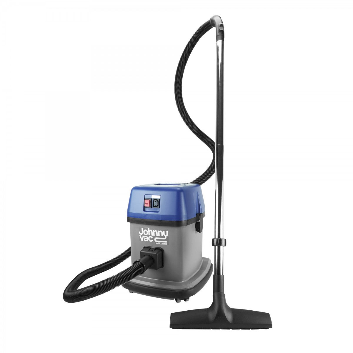 Johnny Vac Commercial Vacuum Cleaner - 3 Gallon (12L) Tank, 1000W Powerful Motor, Swivel Casters & Built-in Outlet - Includes Accessories & Paper Bags - Ideal for Office, Warehouse & Industrial Cleaning