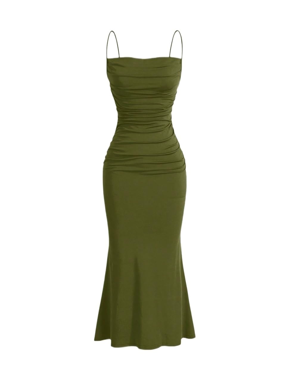 Women's Summer Dresses - Sleeveless Spaghetti Strap Solid Color Backless Cami Dress for Beach, Vacation & Casual Outings | Lightweight & Comfortable