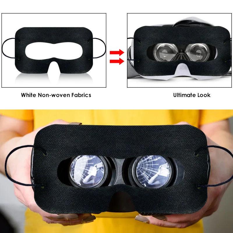 VR Eye Mask Cover for Meta Quest 2/3/3S - Comfortable Light-Blocking Accessory for Immersive Gaming & Relaxation