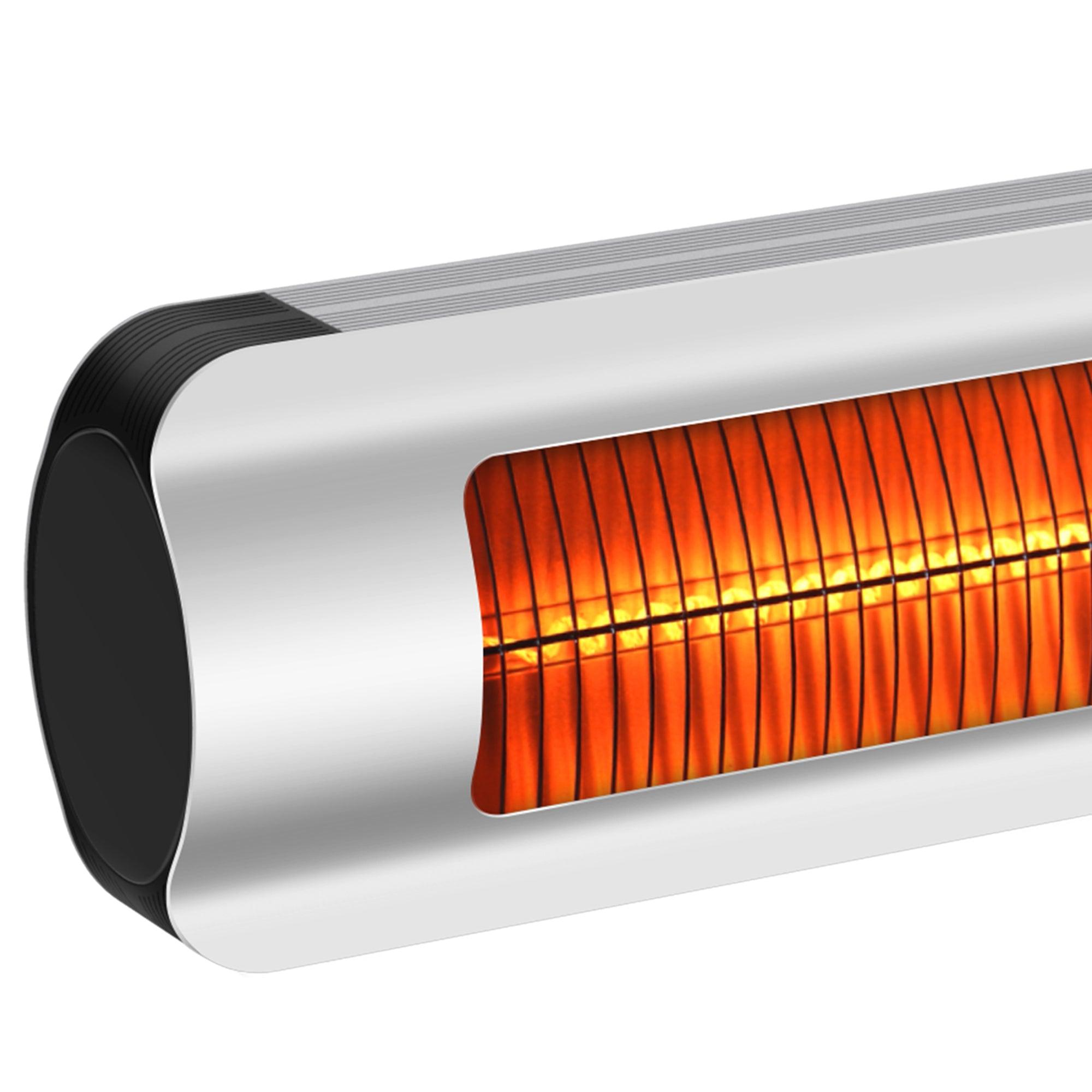 Electric Patio Heater with LED Display & 12H Timer - Wall Mount or Freestanding Outdoor Heater for Patio, Deck, Garden, and Home Use - Perfect for Backyard Gatherings & Cold Evenings