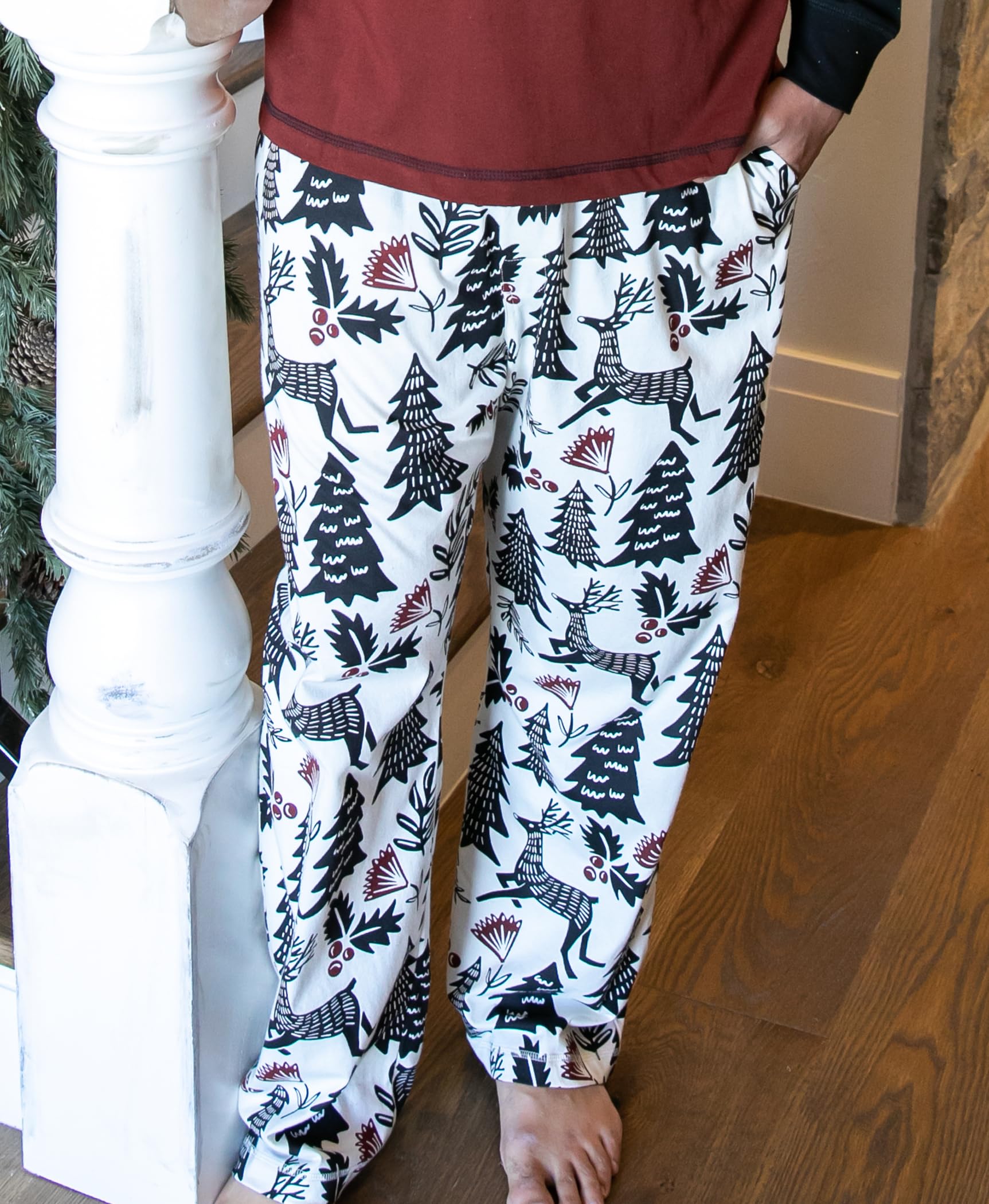 Men's Animal Print Pajama Pants - Soft Lounge Pants for Sleep & Relaxation - Lazy One Comfortable Separate Bottoms - Perfect for Home, Lounging & Gift Giving