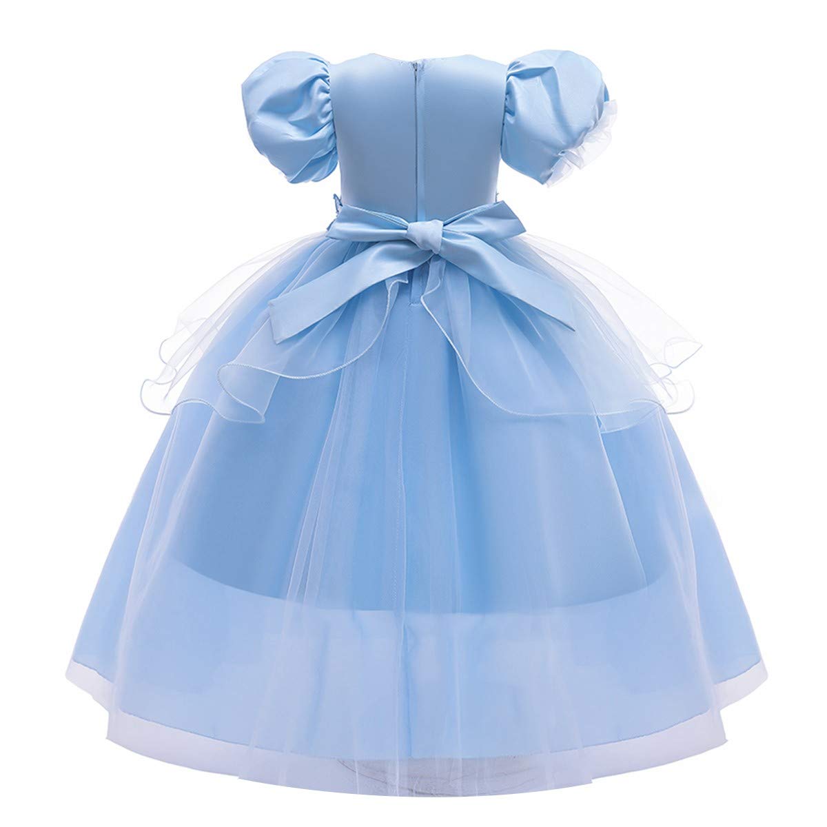 Cinderella Princess Dress for Girls - Elegant Long Tulle Ball Gown Halloween Costume | Christmas Pageant & Birthday Party Outfit | Perfect for Dress-Up, Photo Shoots & Special Occasions